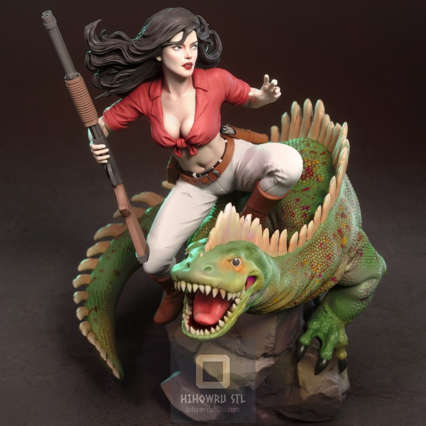 4383 Hannah Dundee NSFW - Cadillacs and Dinosaurs - STL 3D Print Files