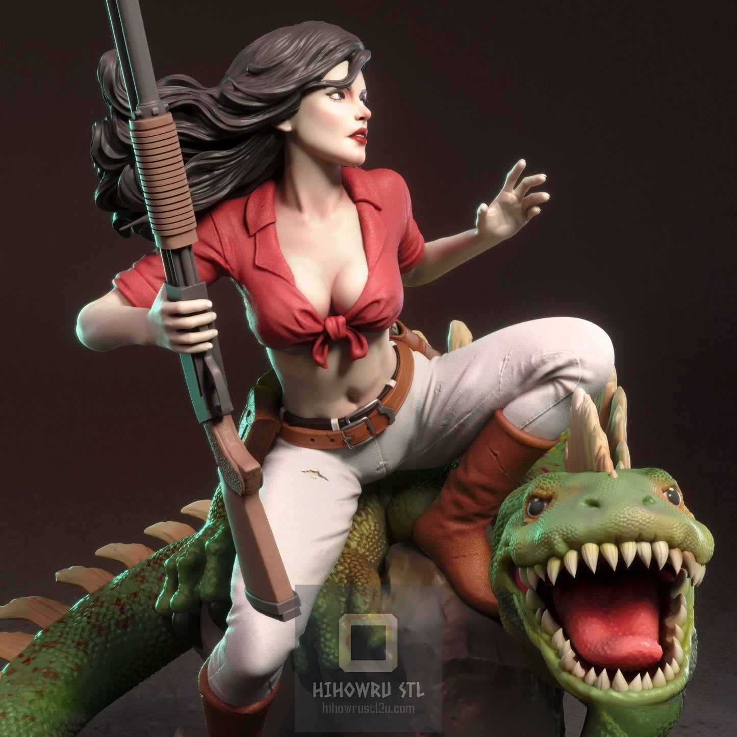4383 Hannah Dundee NSFW - Cadillacs and Dinosaurs - STL 3D Print Files