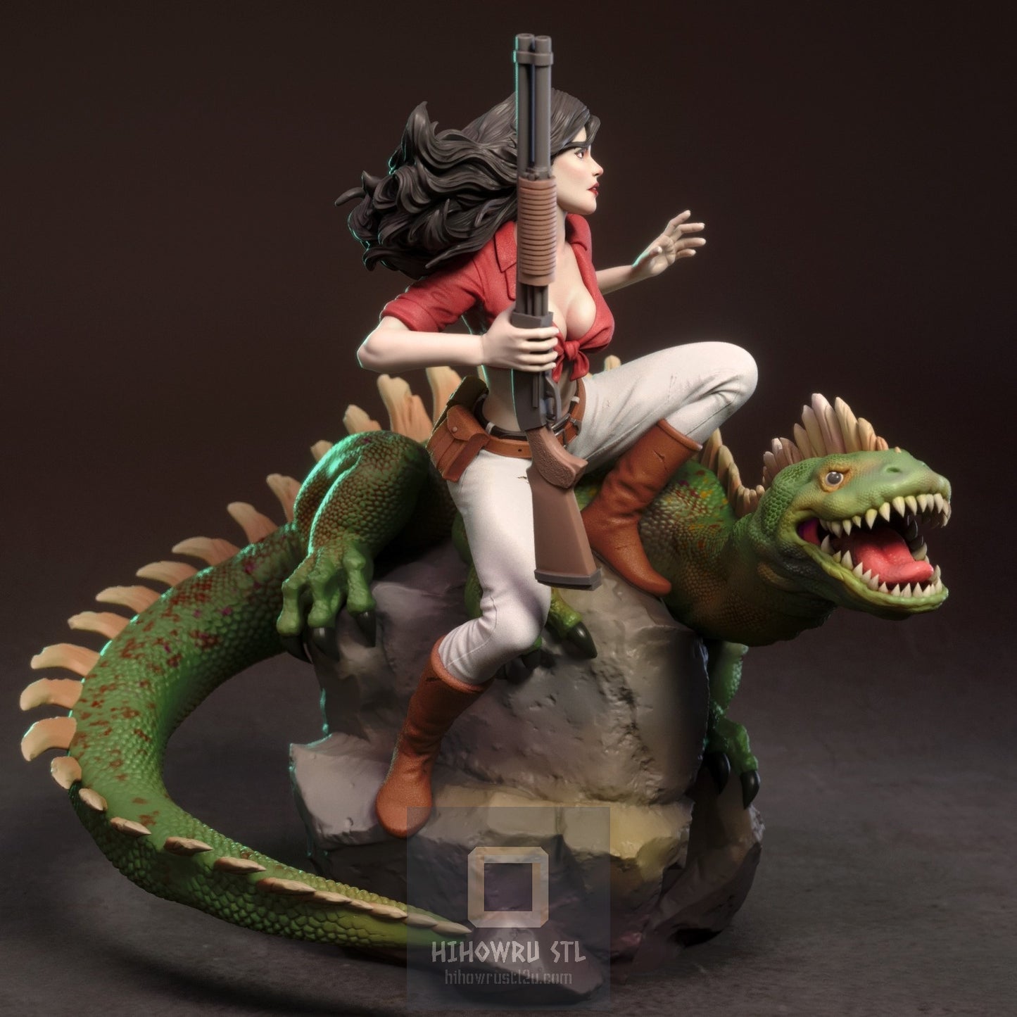 4383 Hannah Dundee NSFW - Cadillacs and Dinosaurs - STL 3D Print Files