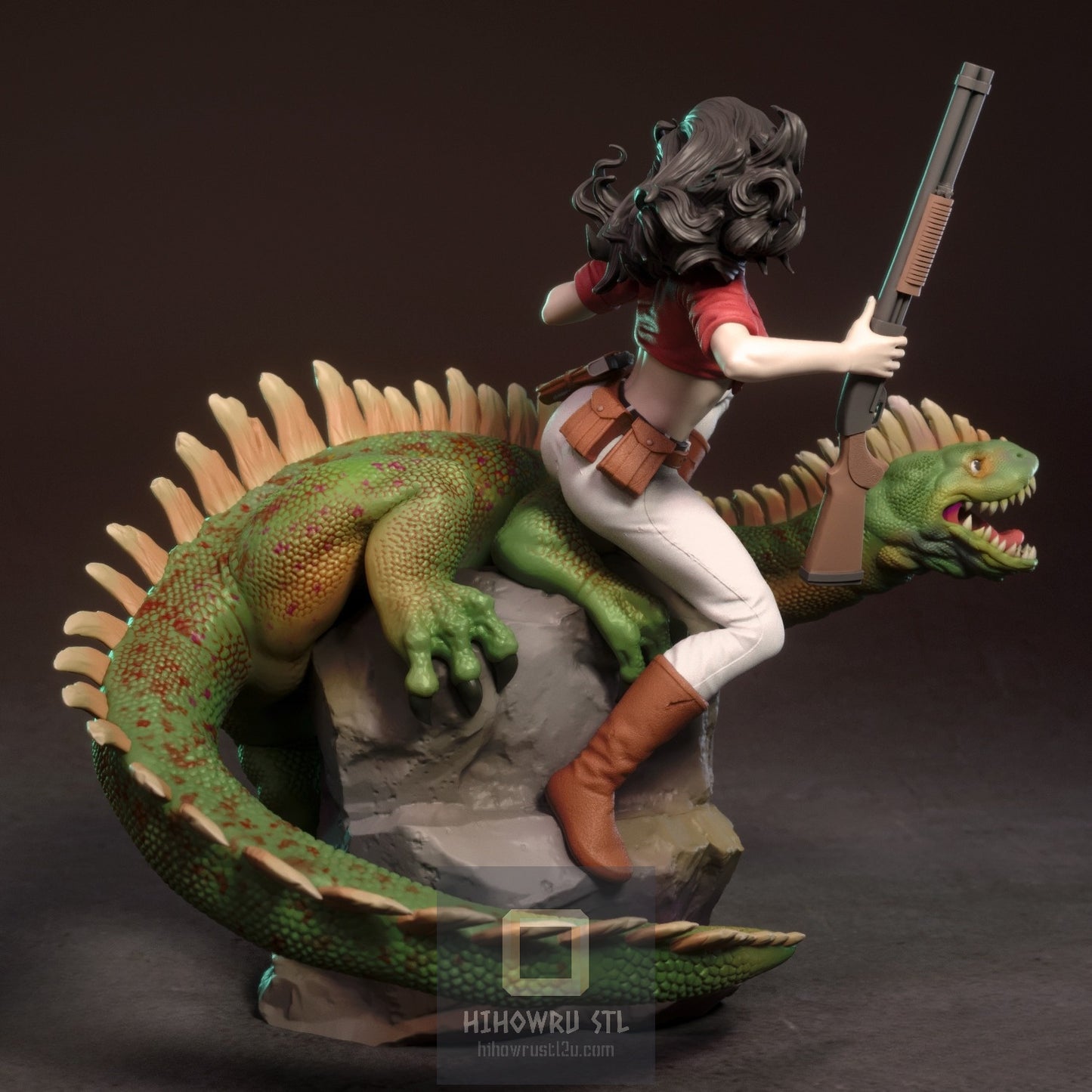 4383 Hannah Dundee NSFW - Cadillacs and Dinosaurs - STL 3D Print Files