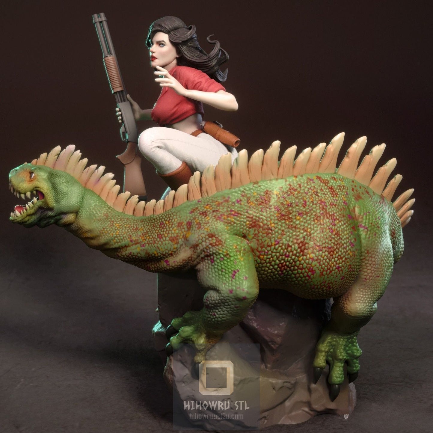 4383 Hannah Dundee NSFW - Cadillacs and Dinosaurs - STL 3D Print Files