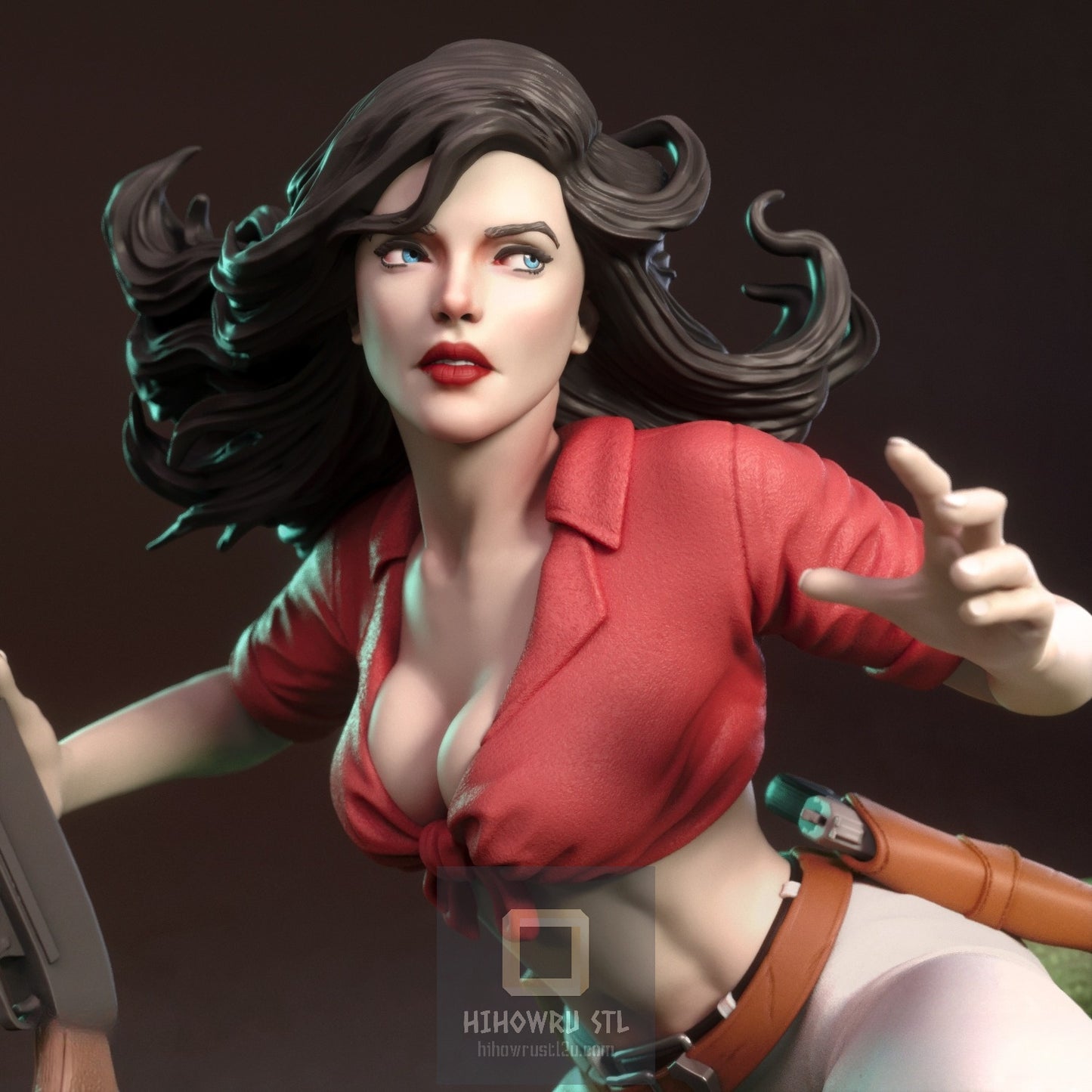 4383 Hannah Dundee NSFW - Cadillacs and Dinosaurs - STL 3D Print Files