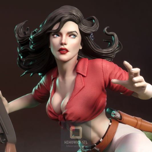 4383 Hannah Dundee NSFW - Cadillacs and Dinosaurs - STL 3D Print Files