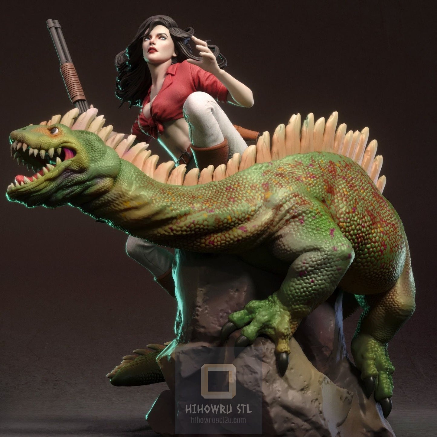 4383 Hannah Dundee NSFW - Cadillacs and Dinosaurs - STL 3D Print Files