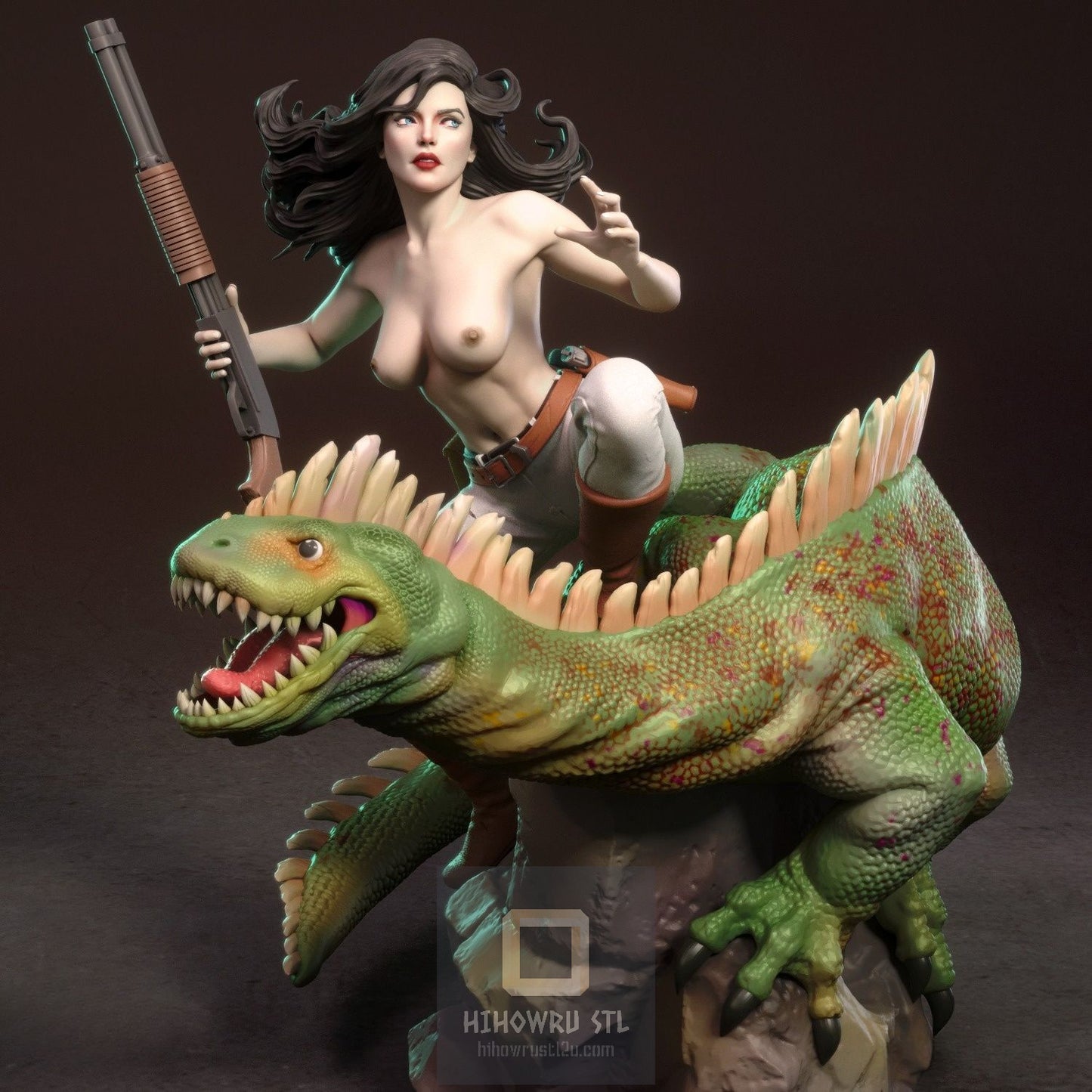 4383 Hannah Dundee NSFW - Cadillacs and Dinosaurs - STL 3D Print Files