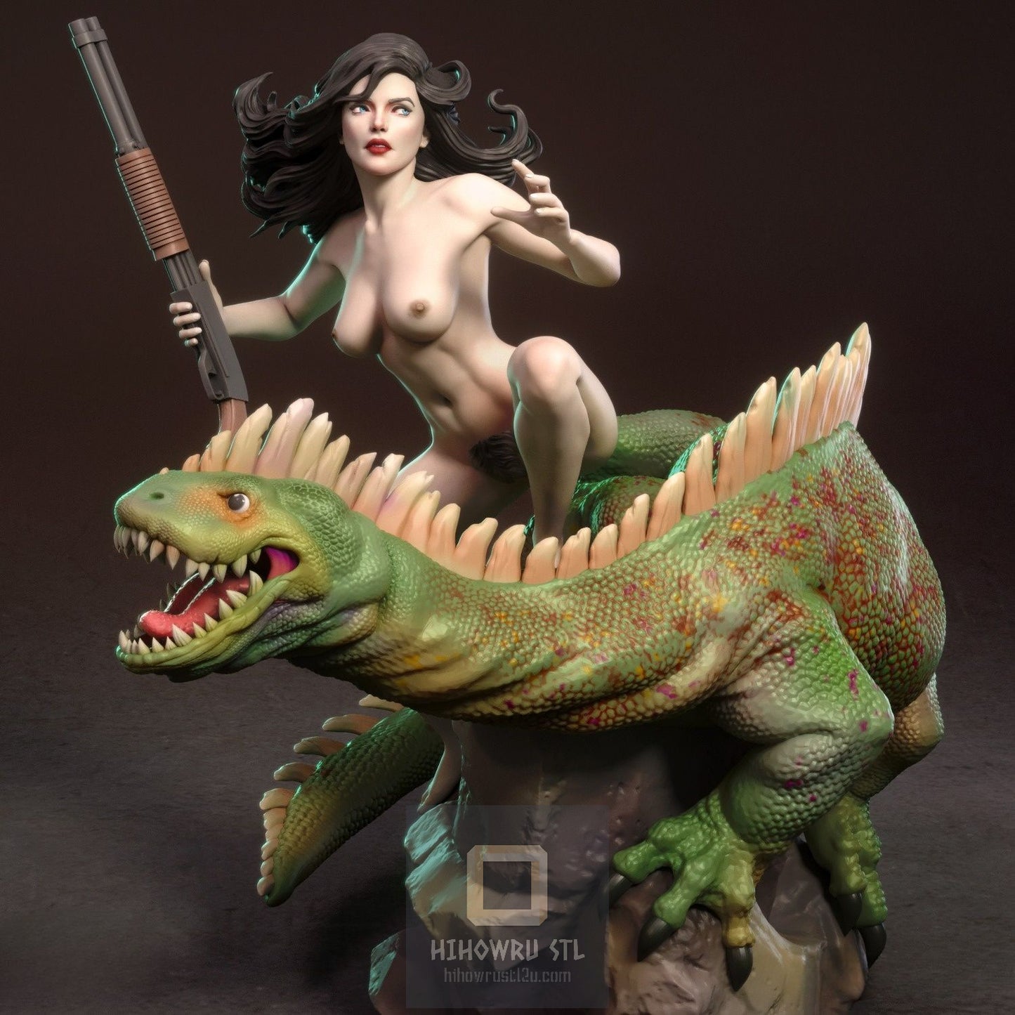 4383 Hannah Dundee NSFW - Cadillacs and Dinosaurs - STL 3D Print Files