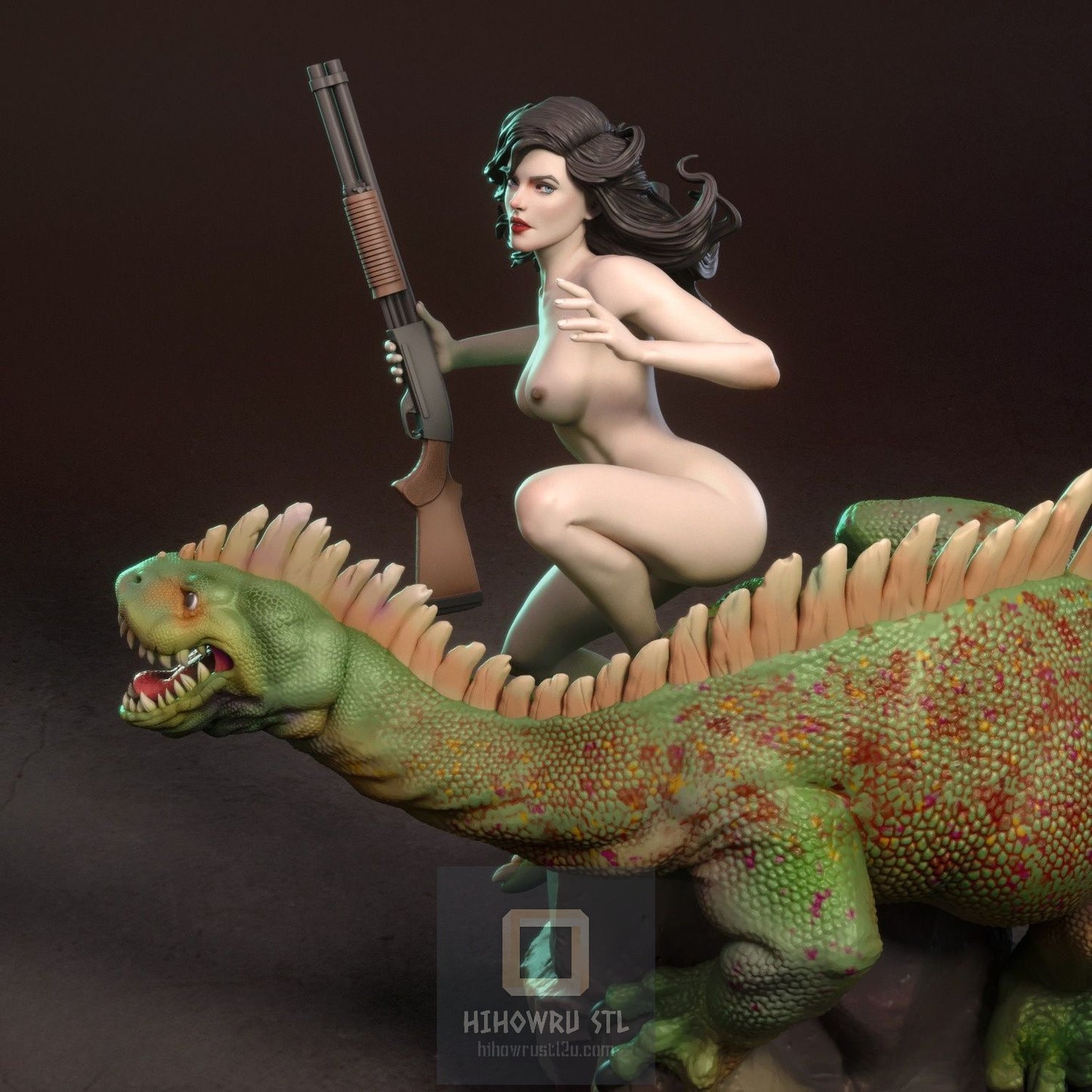 4383 Hannah Dundee NSFW - Cadillacs and Dinosaurs - STL 3D Print Files