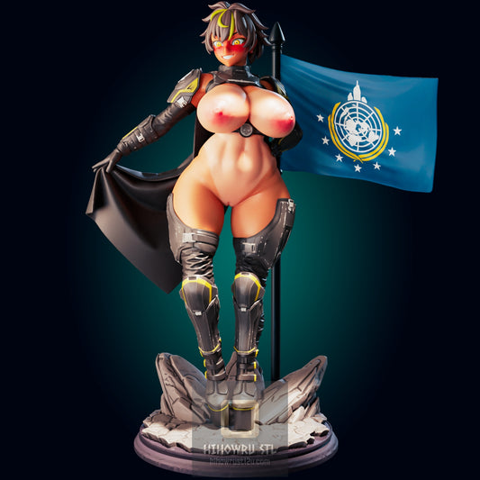 5159 HellDiver Girl NSFW - STL 3D Print Files