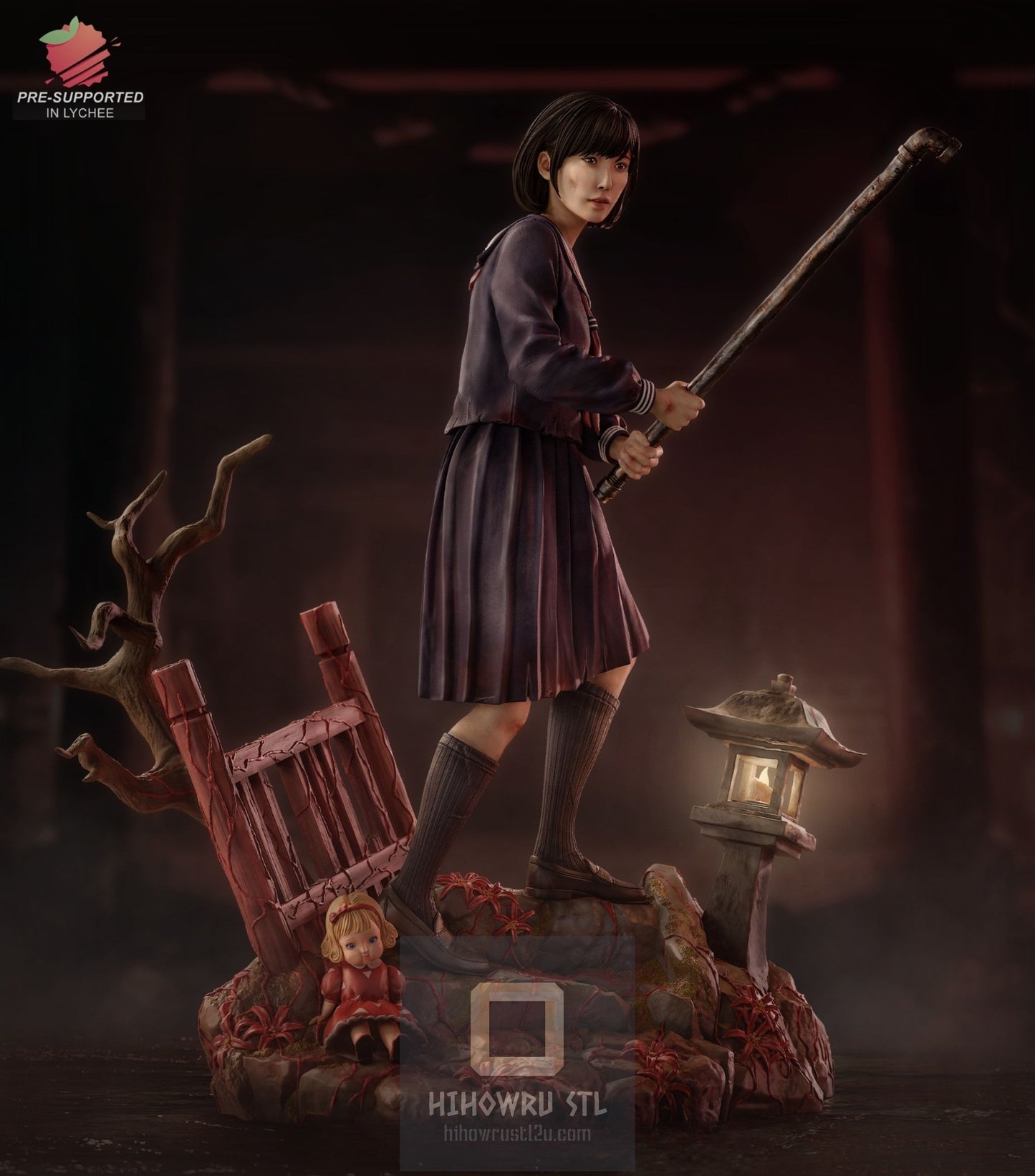 4405 Hinako Shimizu - Silent Hill - STL 3D Print Files