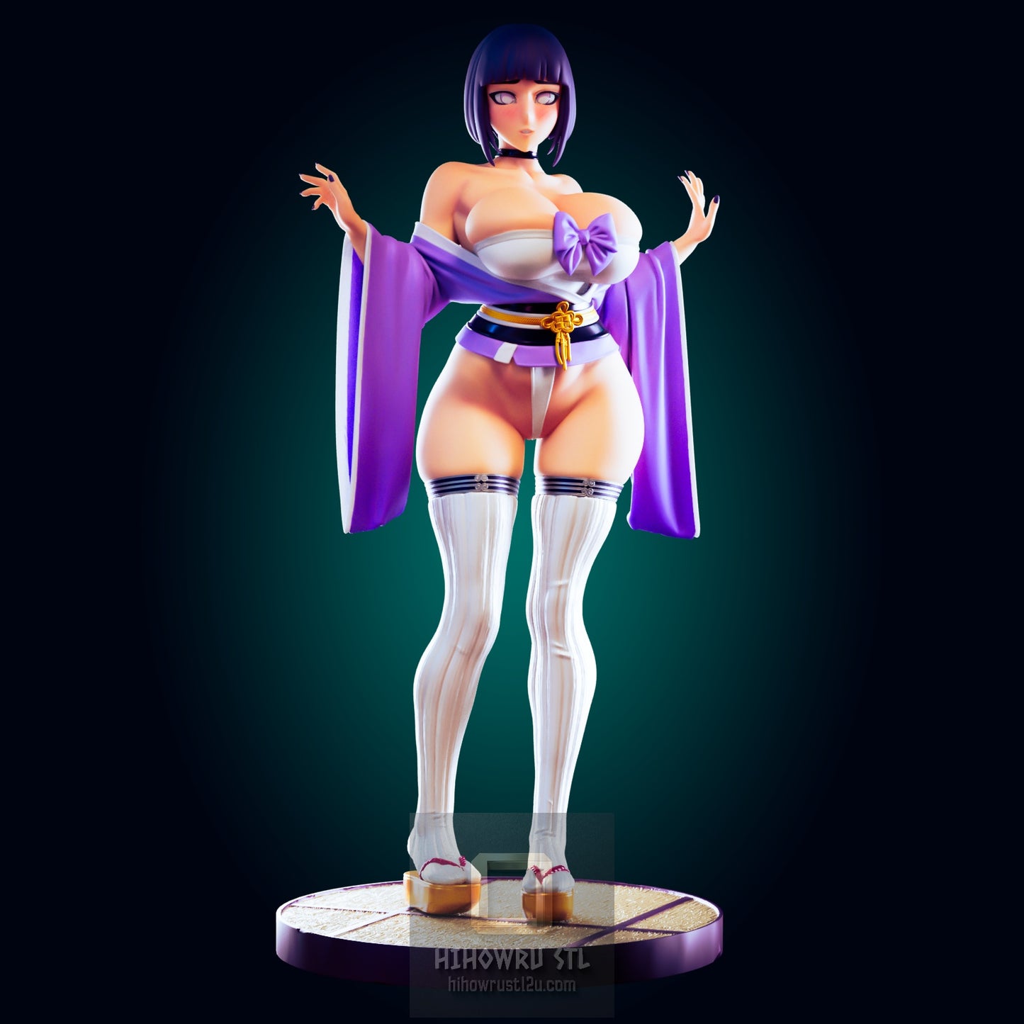 4988 Hinata Hyuga NSFW - Naruto - STL 3D Print Files