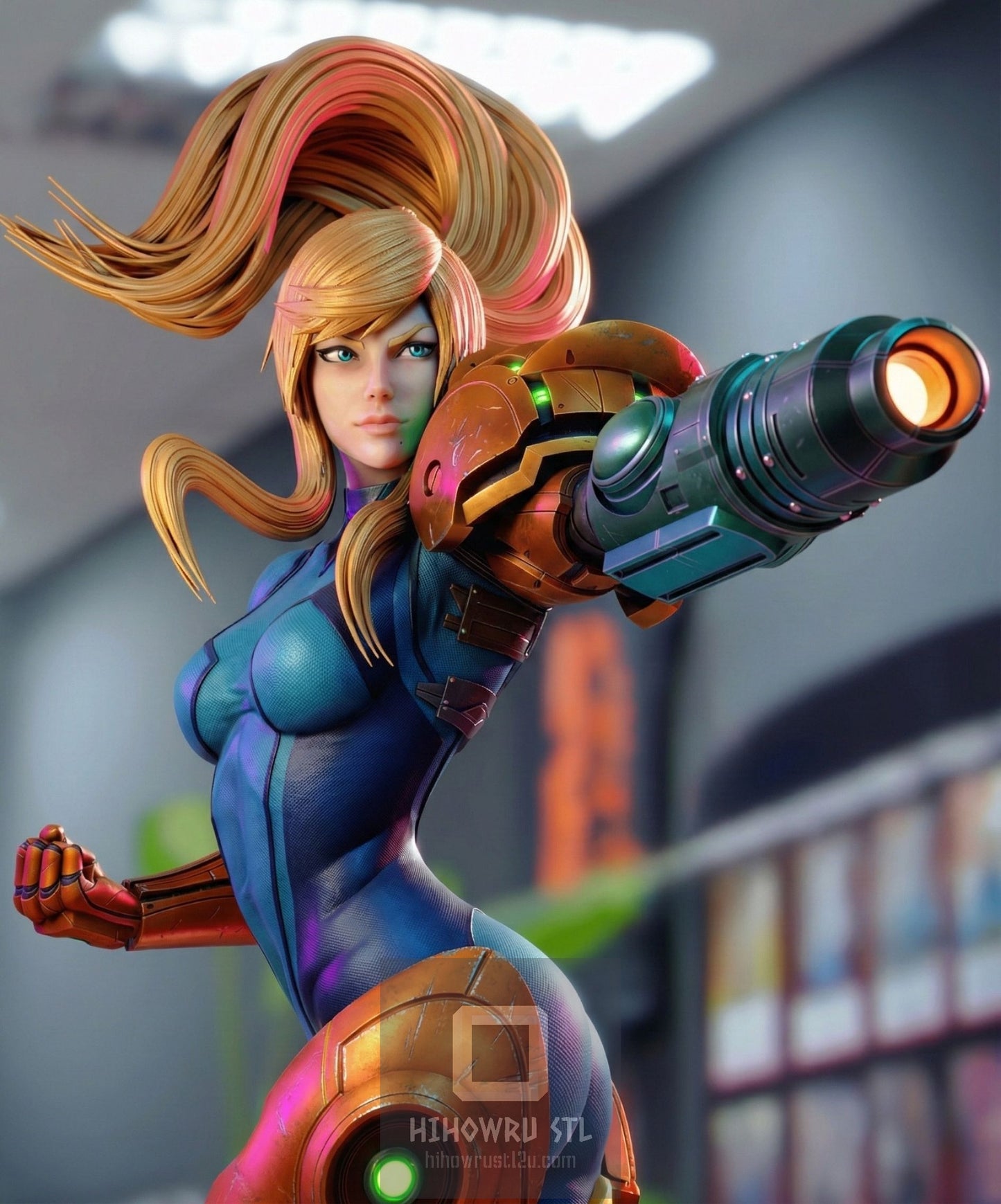 1707 Samus Aran NSFW - Metroid - STL 3D Print Files