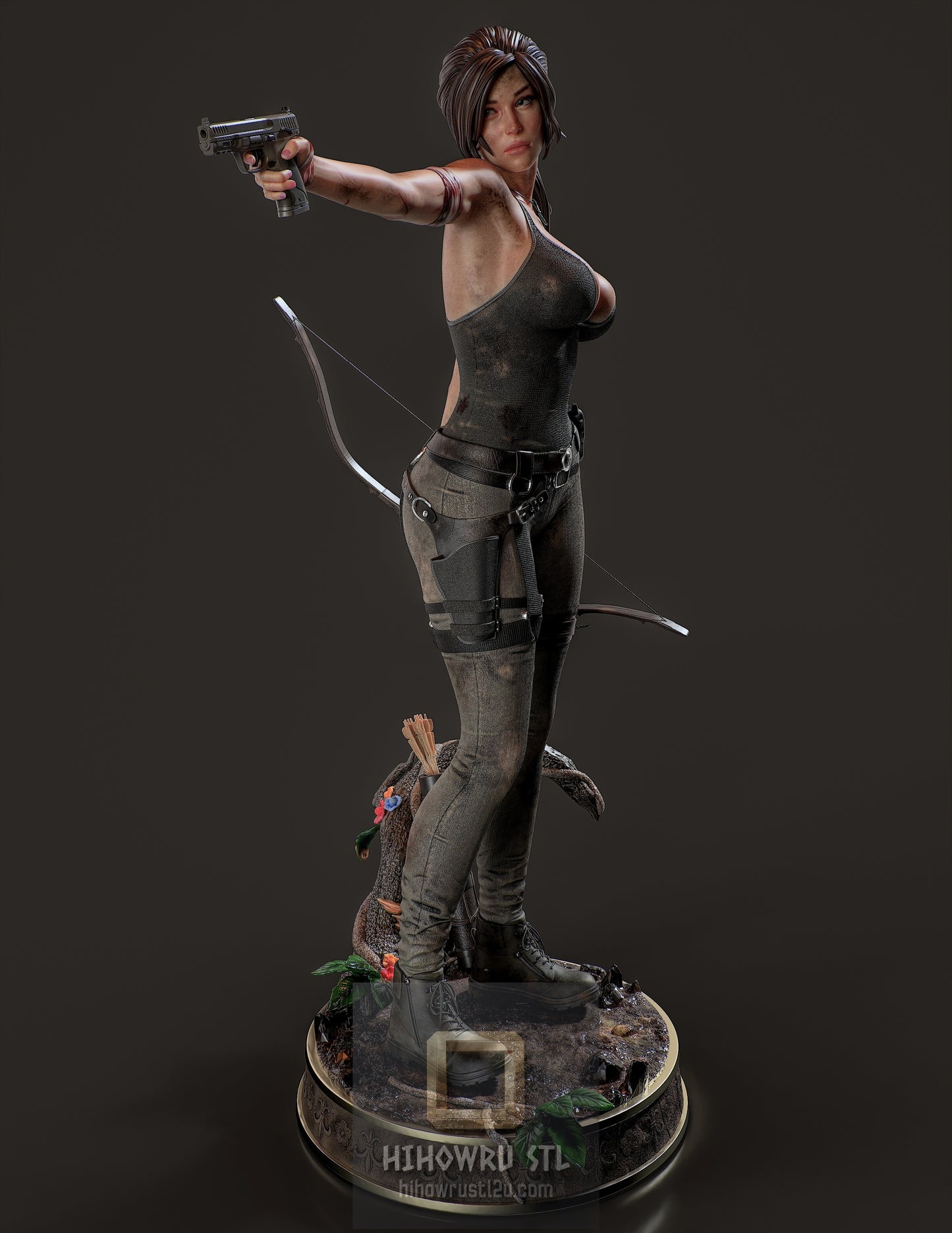 5476 Lara Croft - Tomb Raider - STL 3D Print Files