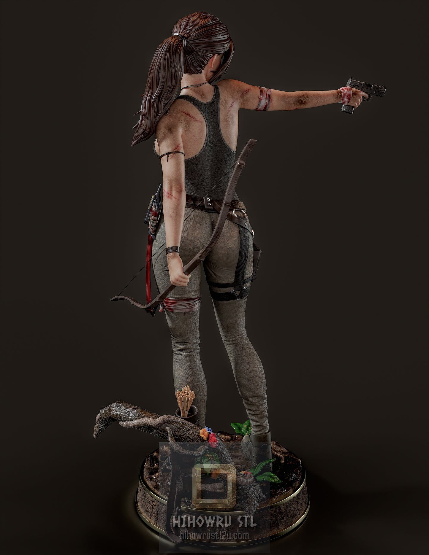 5476 Lara Croft - Tomb Raider - STL 3D Print Files