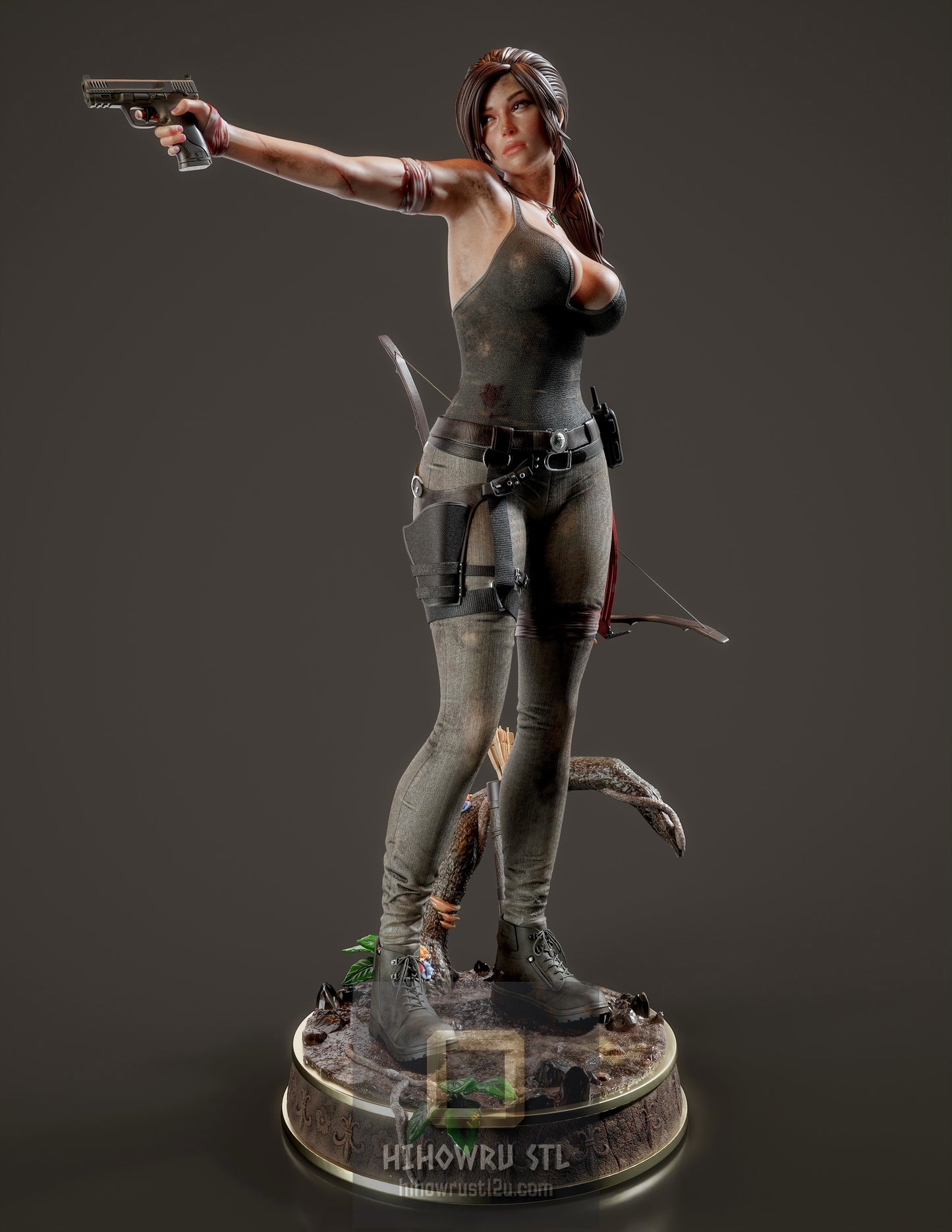 5476 Lara Croft - Tomb Raider - STL 3D Print Files