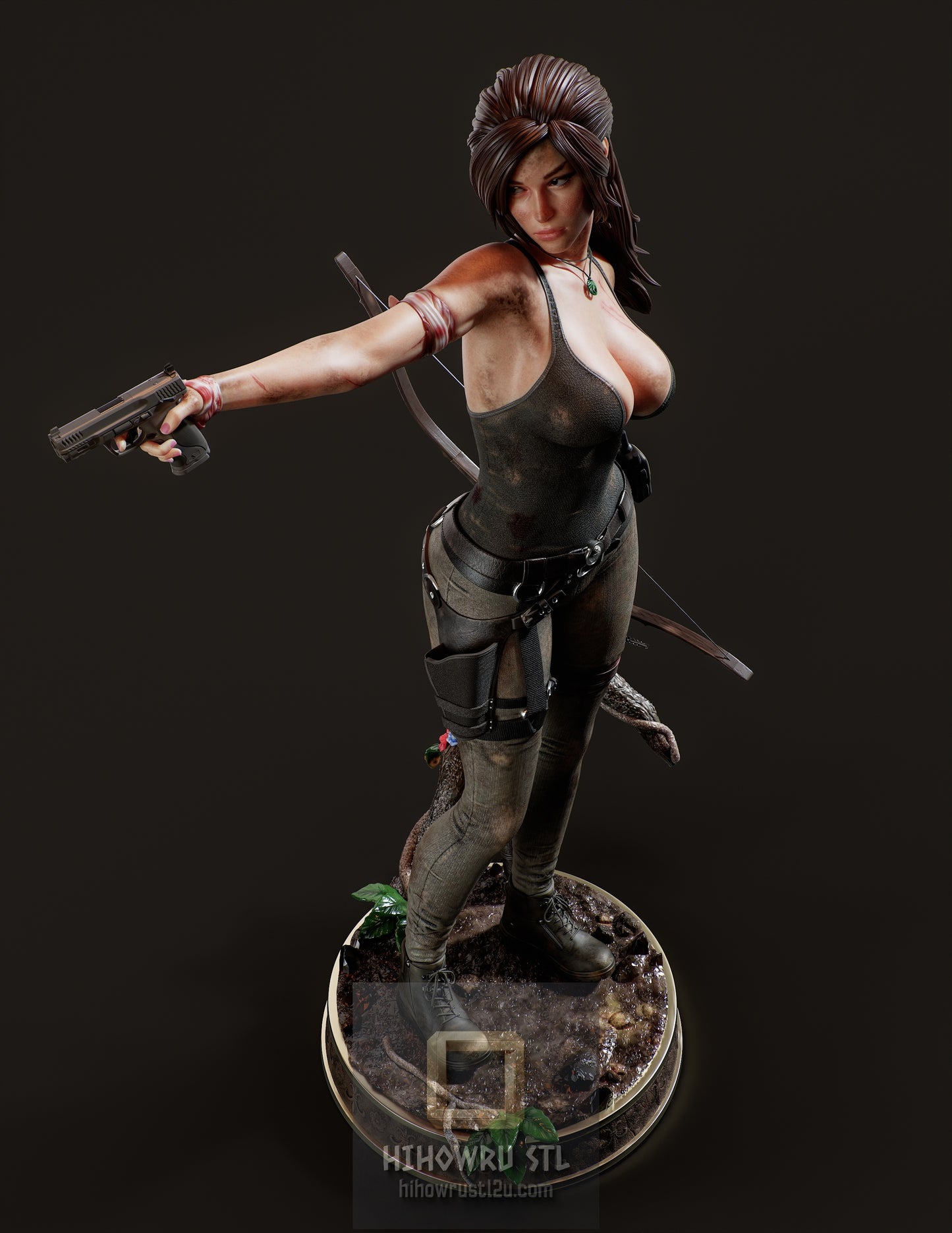 5476 Lara Croft - Tomb Raider - STL 3D Print Files