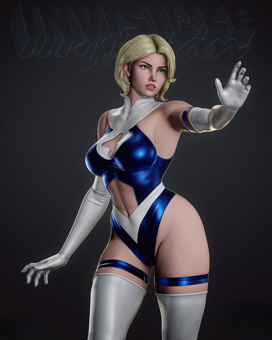 3843 Invisible Woman NSFW - Fantastic Four - STL 3D Print Files