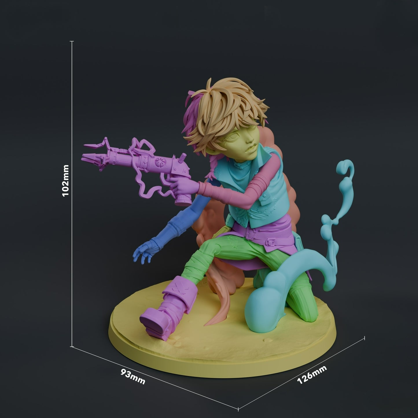 3342 Isha - League of Legends - STL 3D Print Files