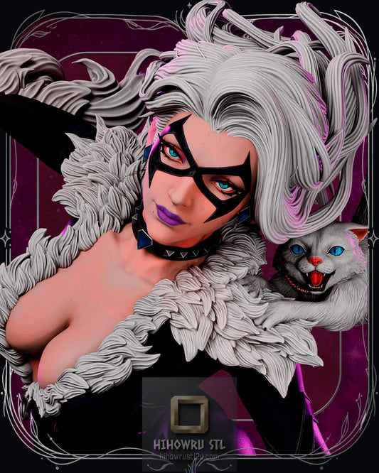 5593 Black Cat - Marvel Comics - STL 3D Print Files