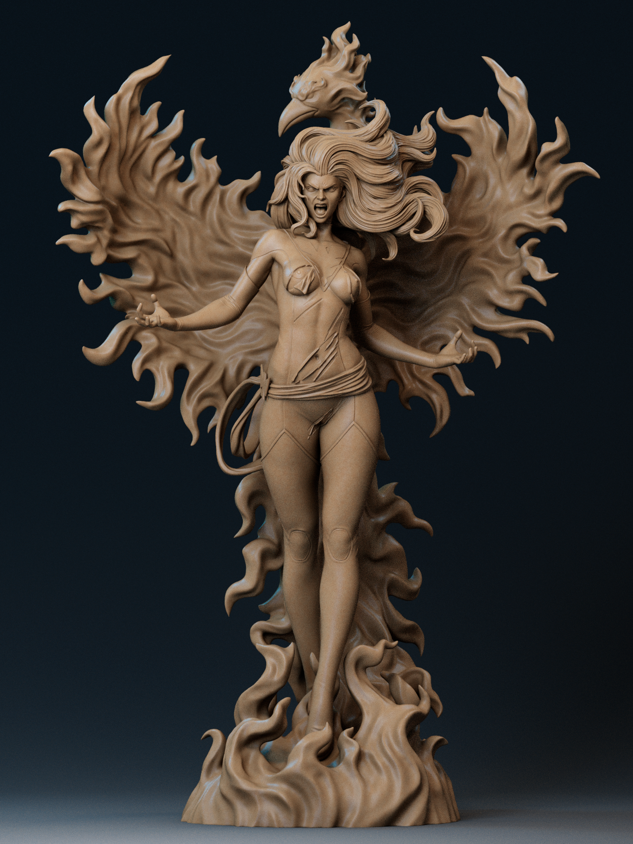 1816 Jean Grey Phoenix NSFW - X-MEN - STL 3D Print Files