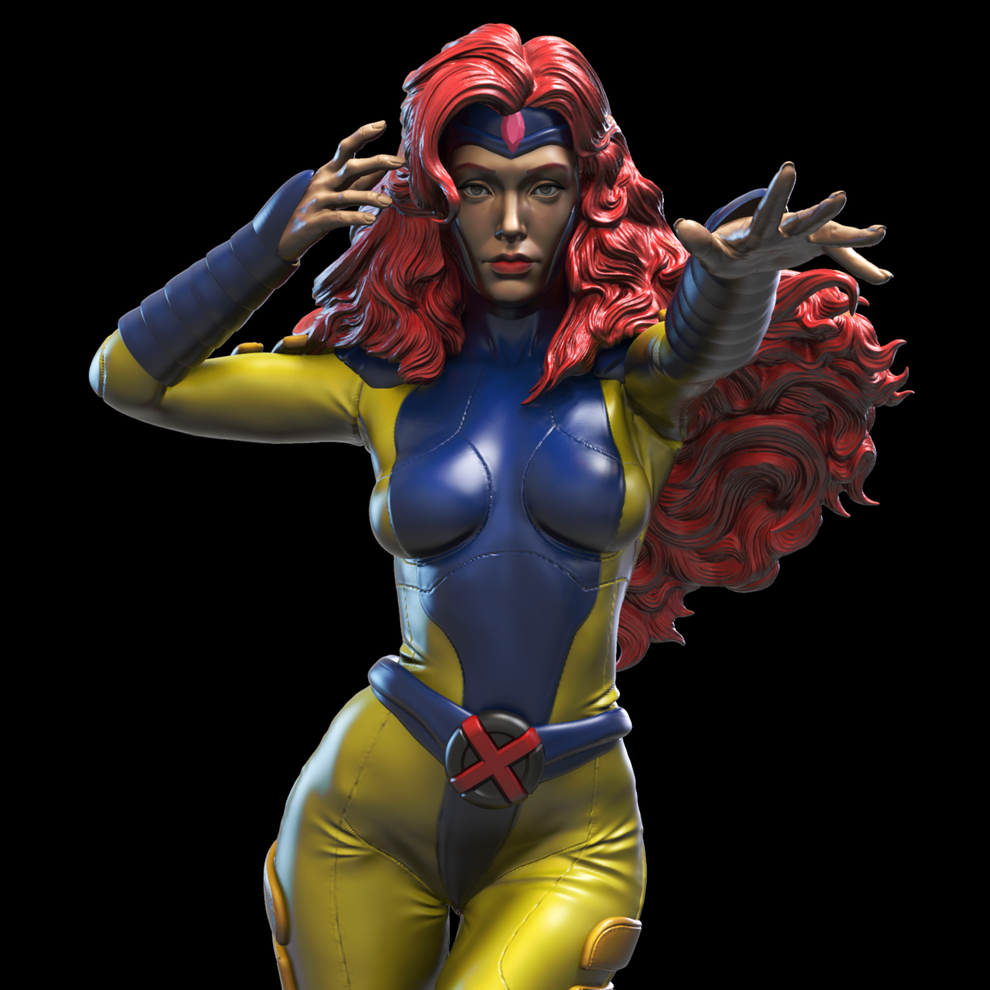 2922 Jean Grey - X-MEN - STL 3D Print Files – My Stl