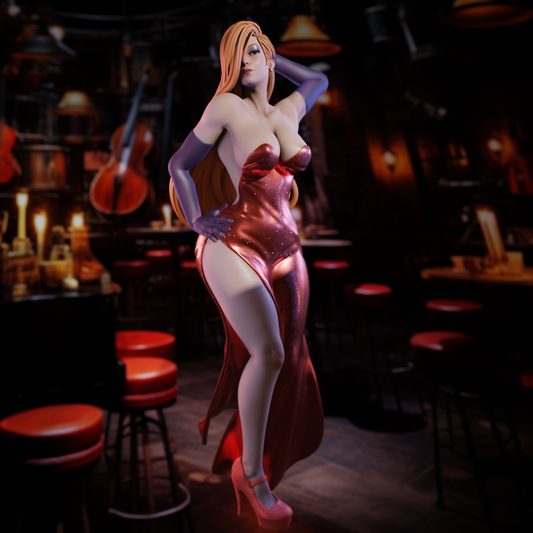 4099 Jessica Rabbit NSFW - STL 3D Print Files