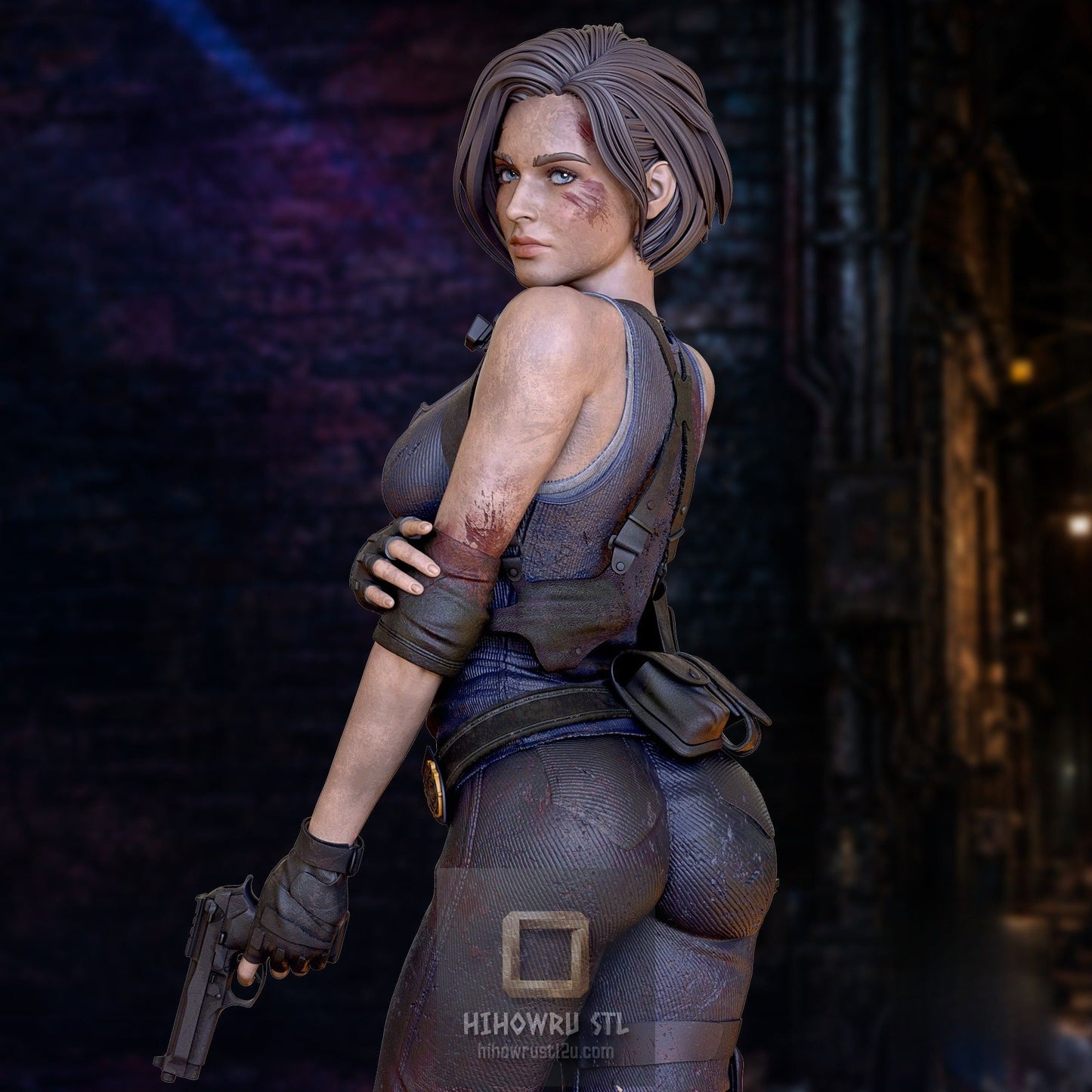 5406 Jill Valentine NSFW - Resident Evil - STL 3D Print Files