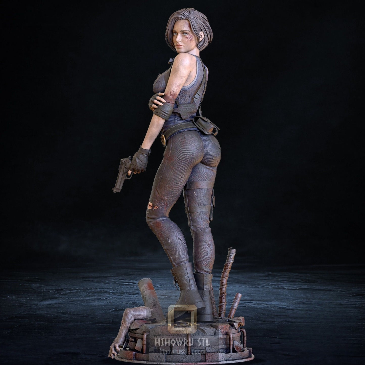 5406 Jill Valentine NSFW - Resident Evil - STL 3D Print Files