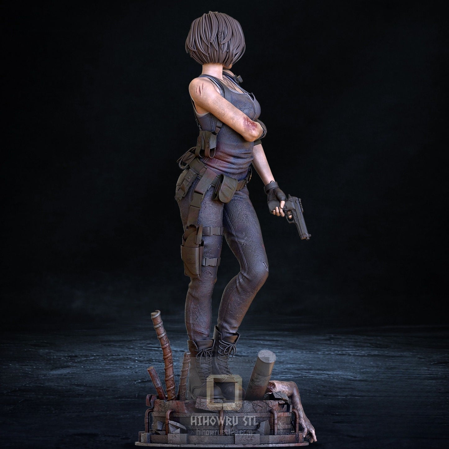 5406 Jill Valentine NSFW - Resident Evil - STL 3D Print Files