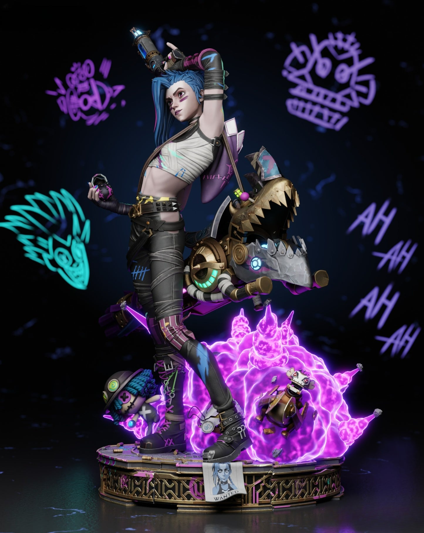 3383 Jinx - League of Legends - STL 3D Print Files