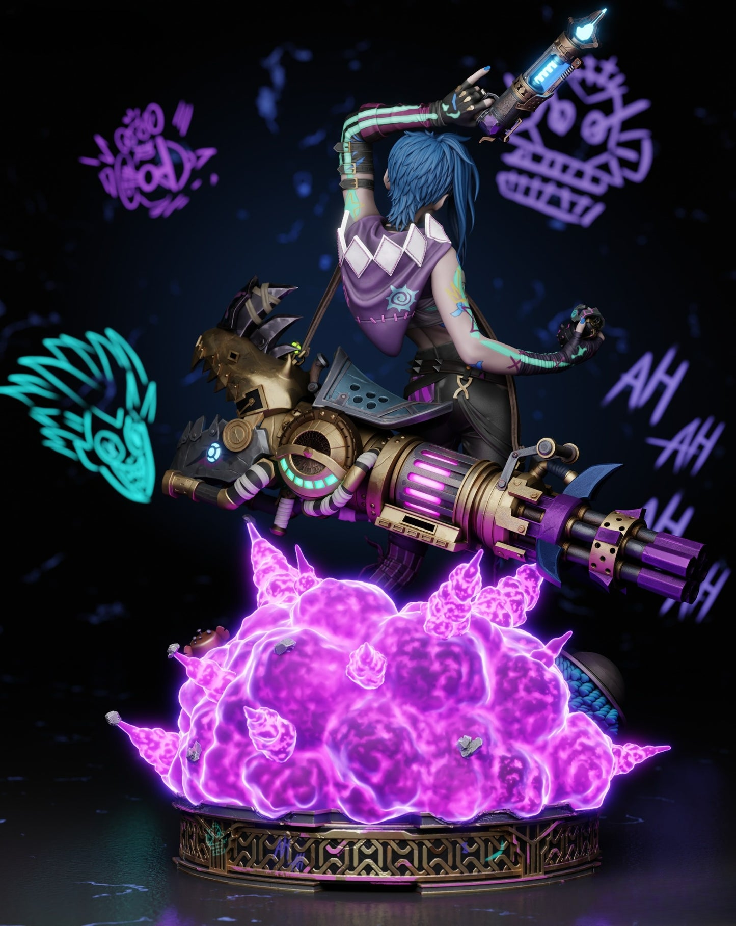 3383 Jinx - League of Legends - STL 3D Print Files