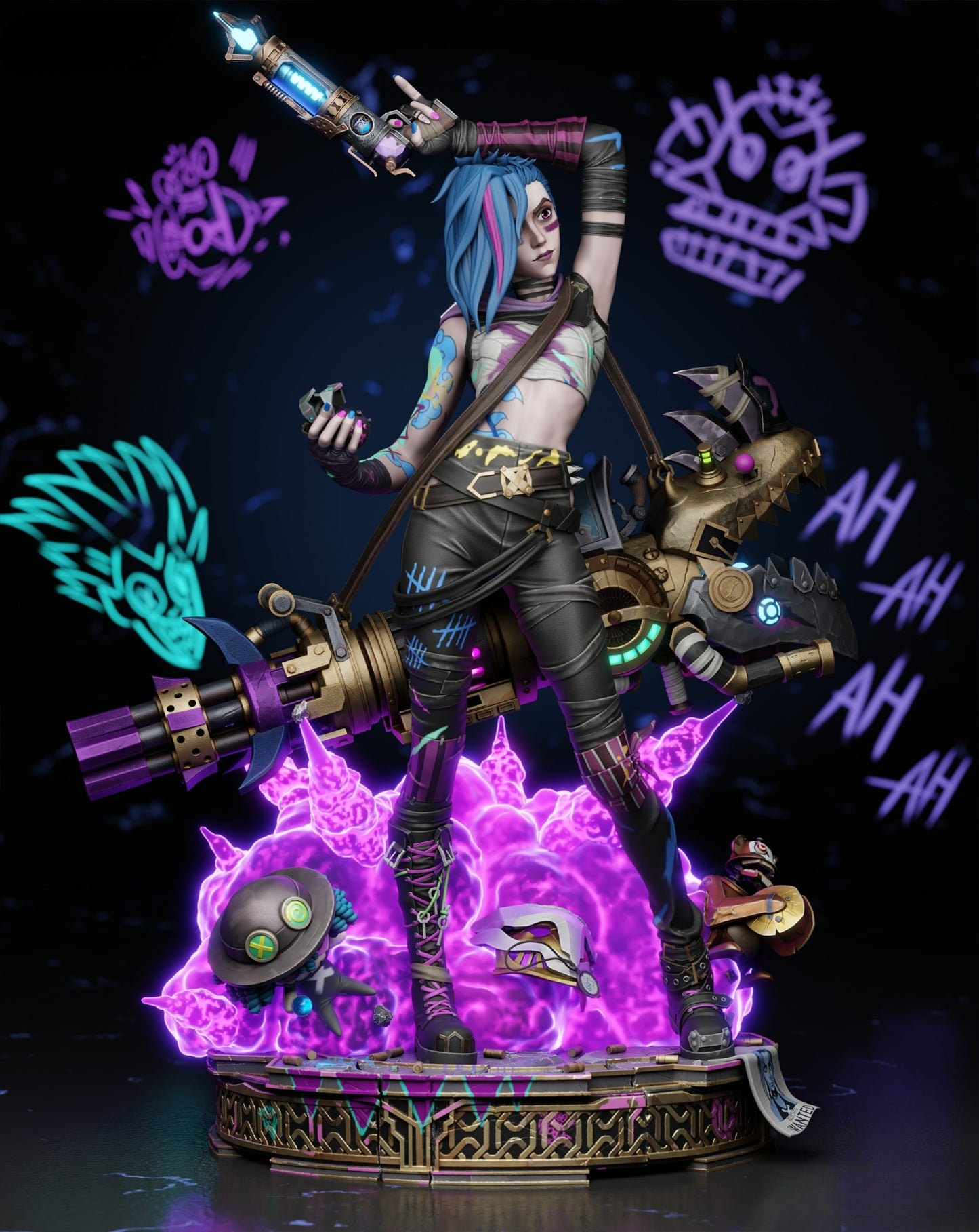 3383 Jinx - League of Legends - STL 3D Print Files