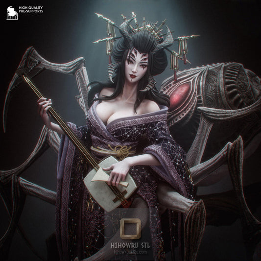 5505 The Jorogumo - Woman-Spider - STL 3D Print Files
