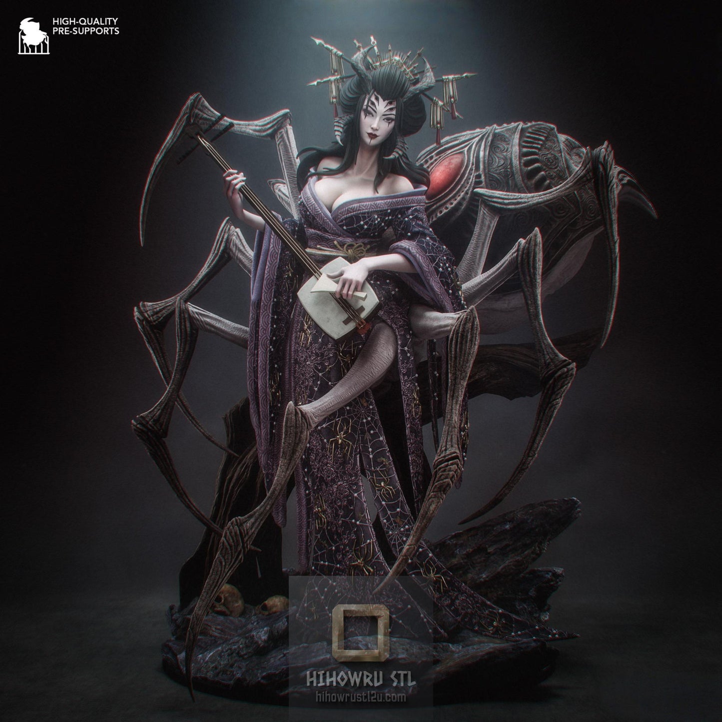 5505 The Jorogumo - Woman-Spider - STL 3D Print Files