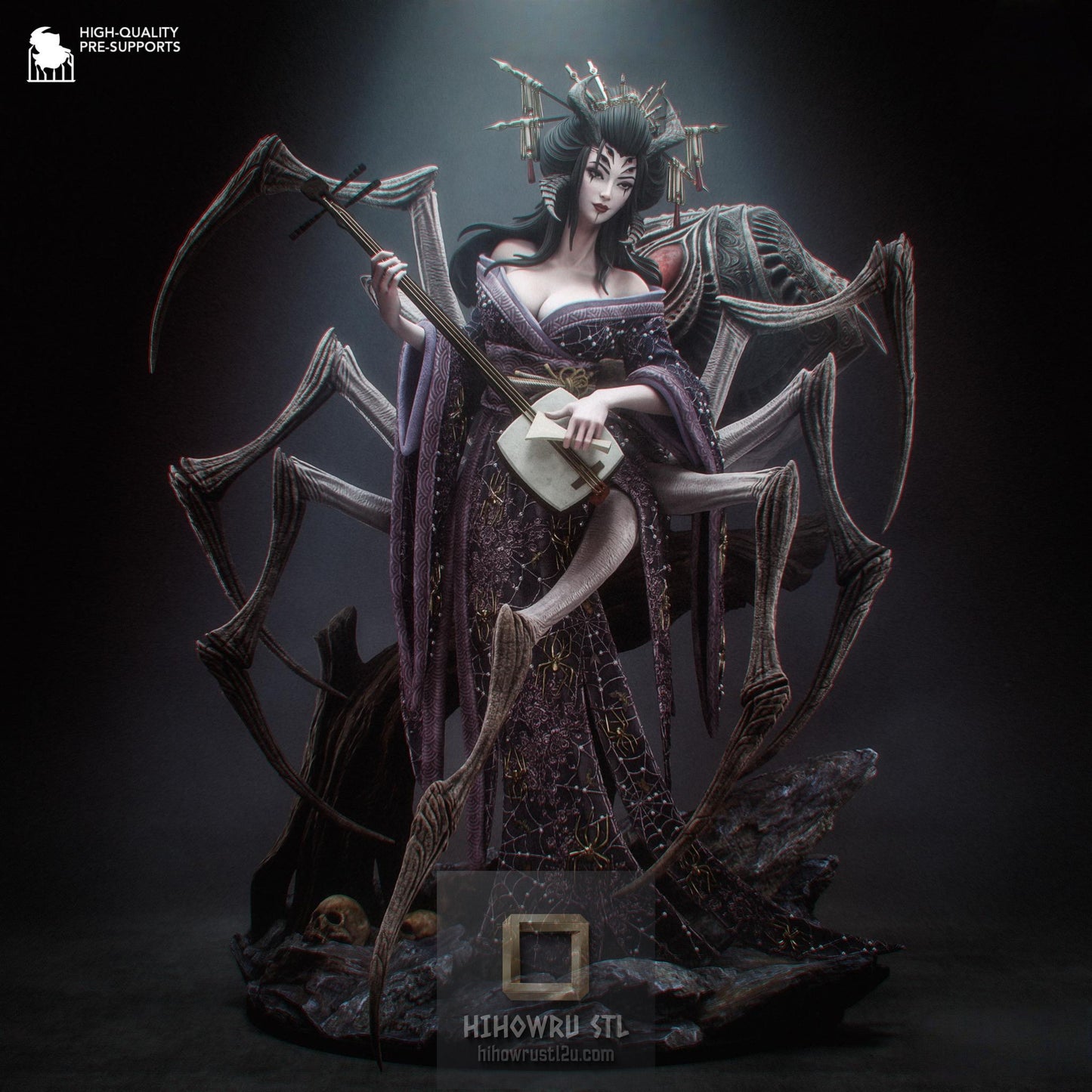 5505 The Jorogumo - Woman-Spider - STL 3D Print Files