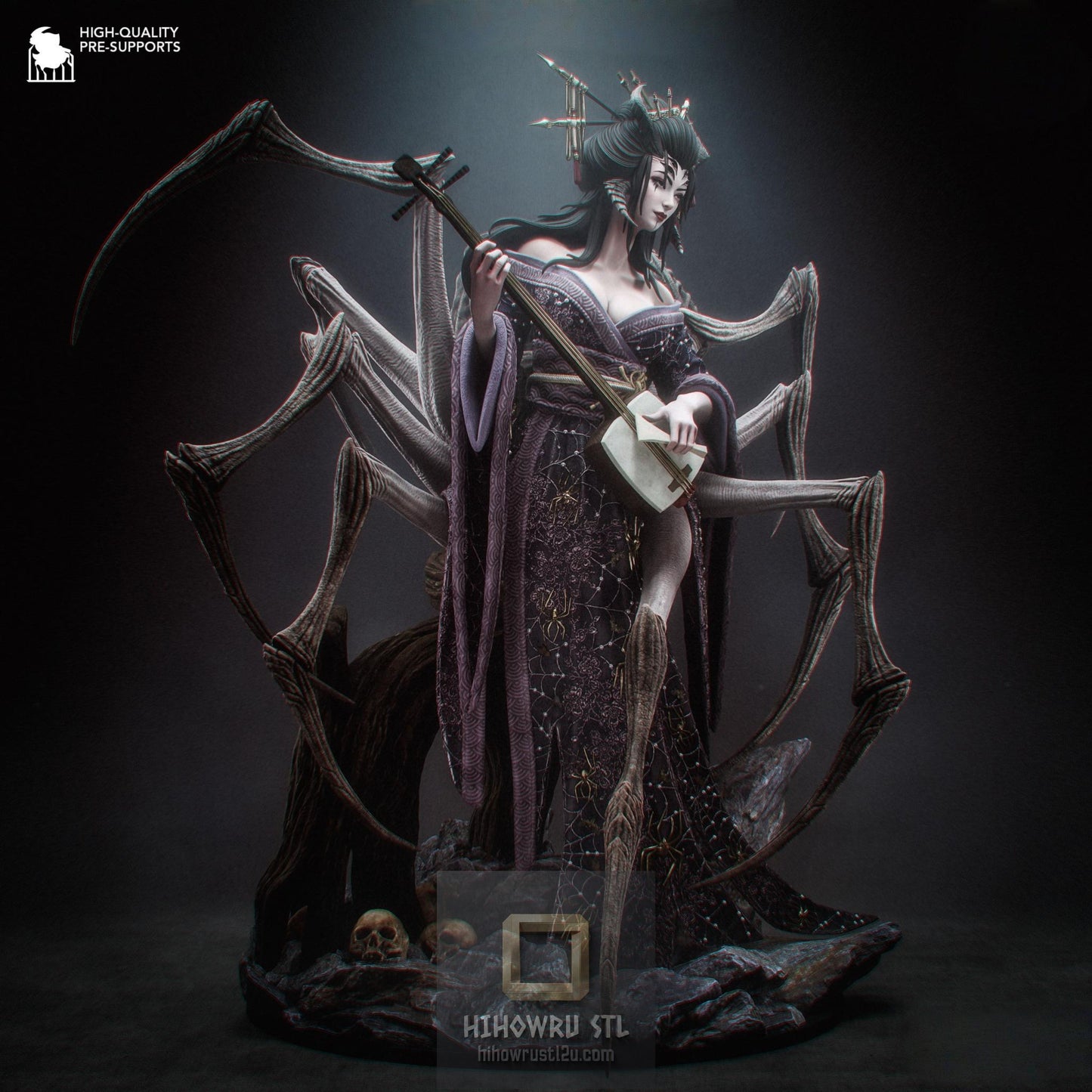 5505 The Jorogumo - Woman-Spider - STL 3D Print Files
