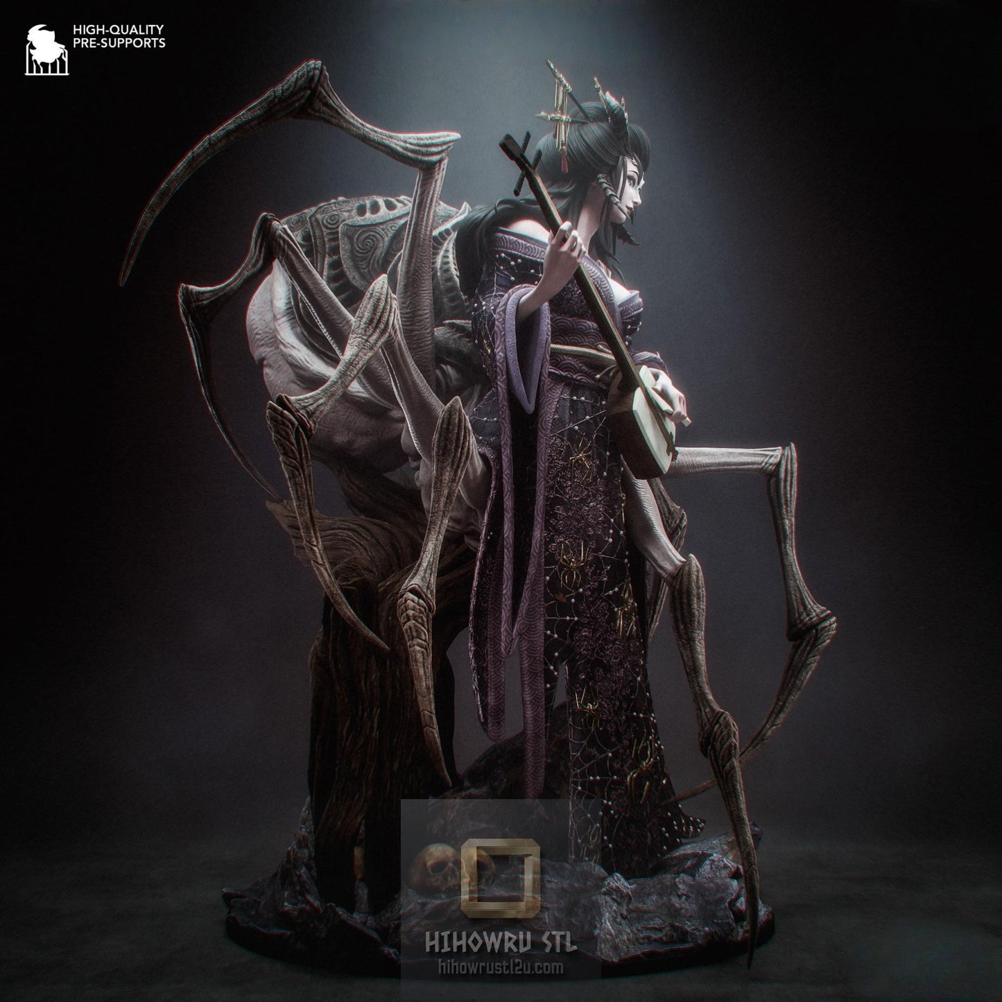 5505 The Jorogumo - Woman-Spider - STL 3D Print Files