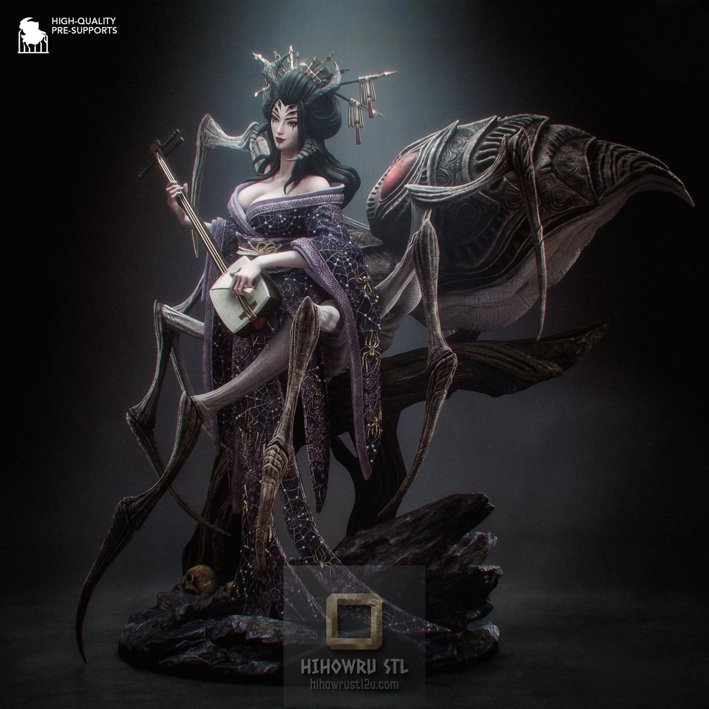 5505 The Jorogumo - Woman-Spider - STL 3D Print Files