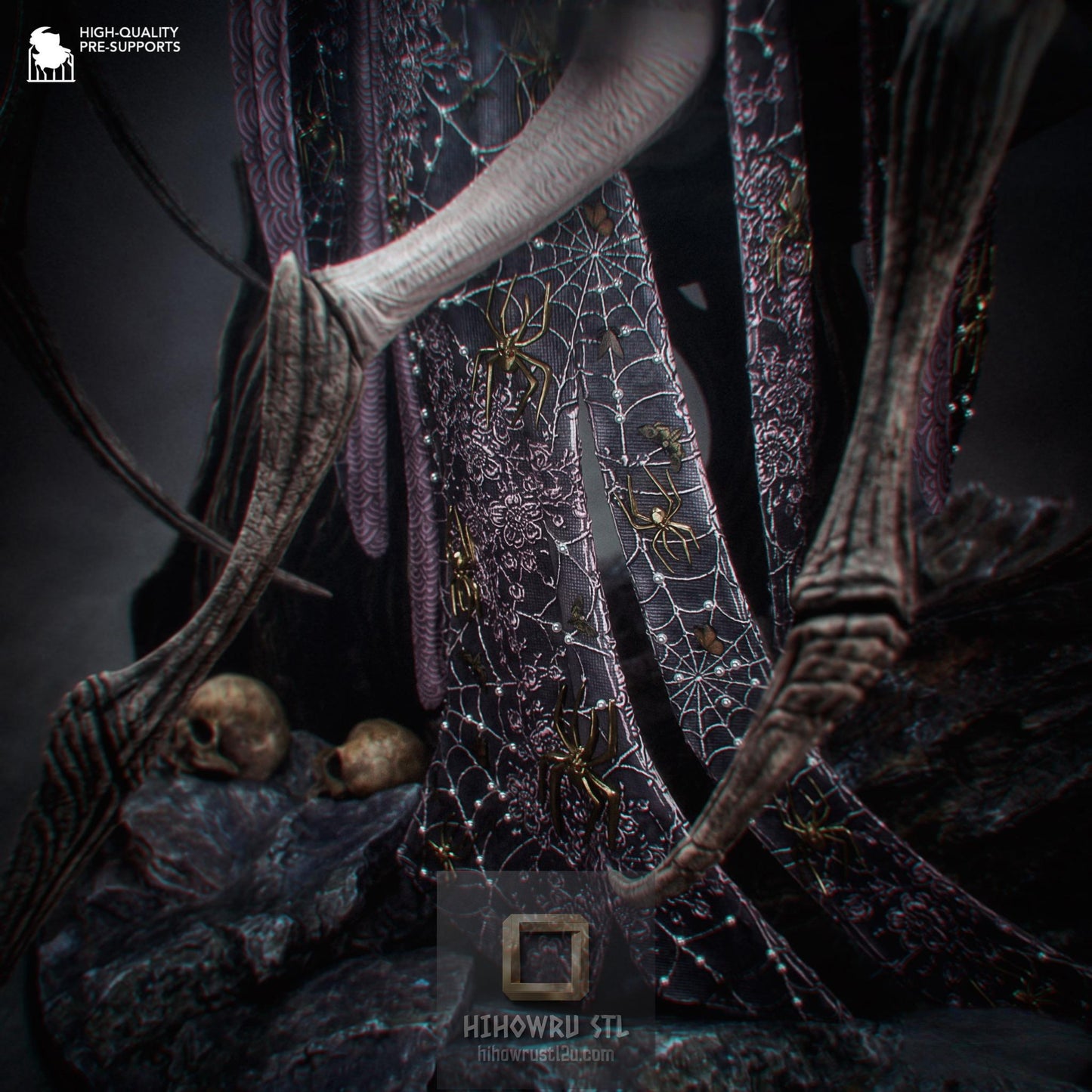 5505 The Jorogumo - Woman-Spider - STL 3D Print Files