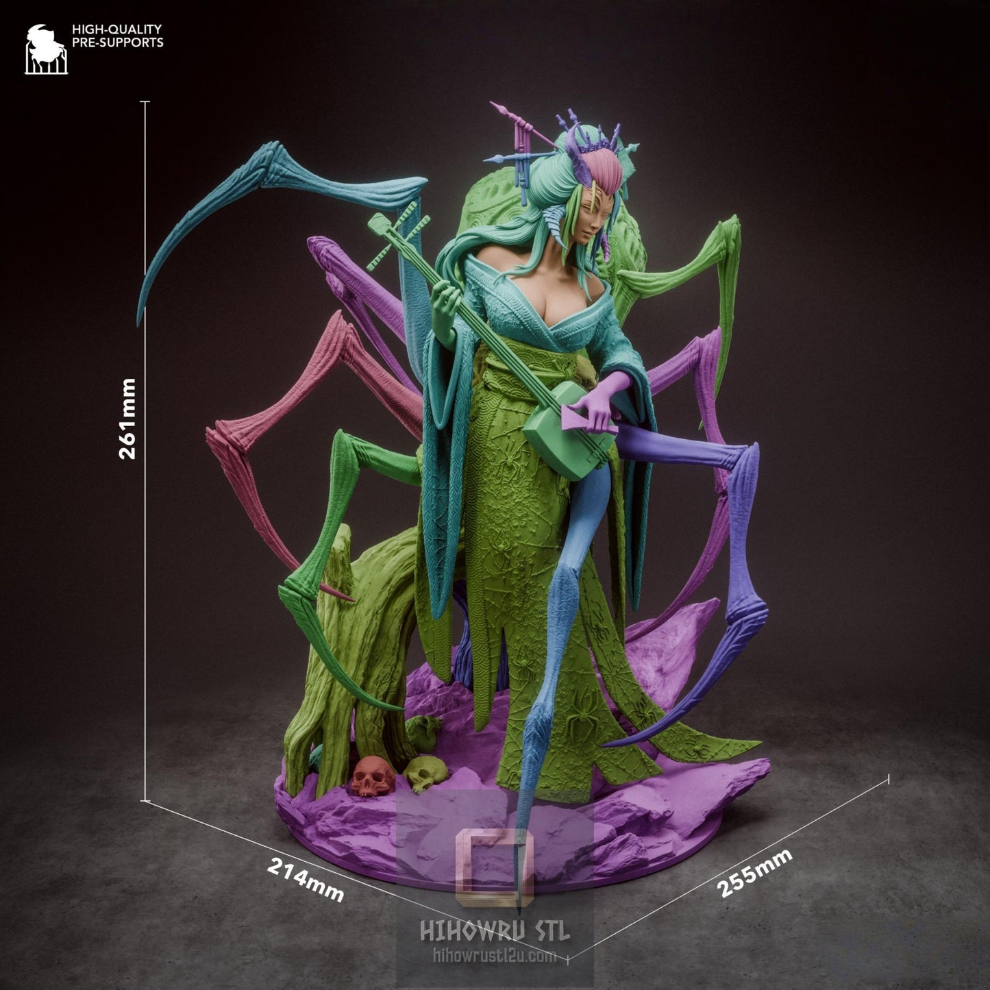 5505 The Jorogumo - Woman-Spider - STL 3D Print Files