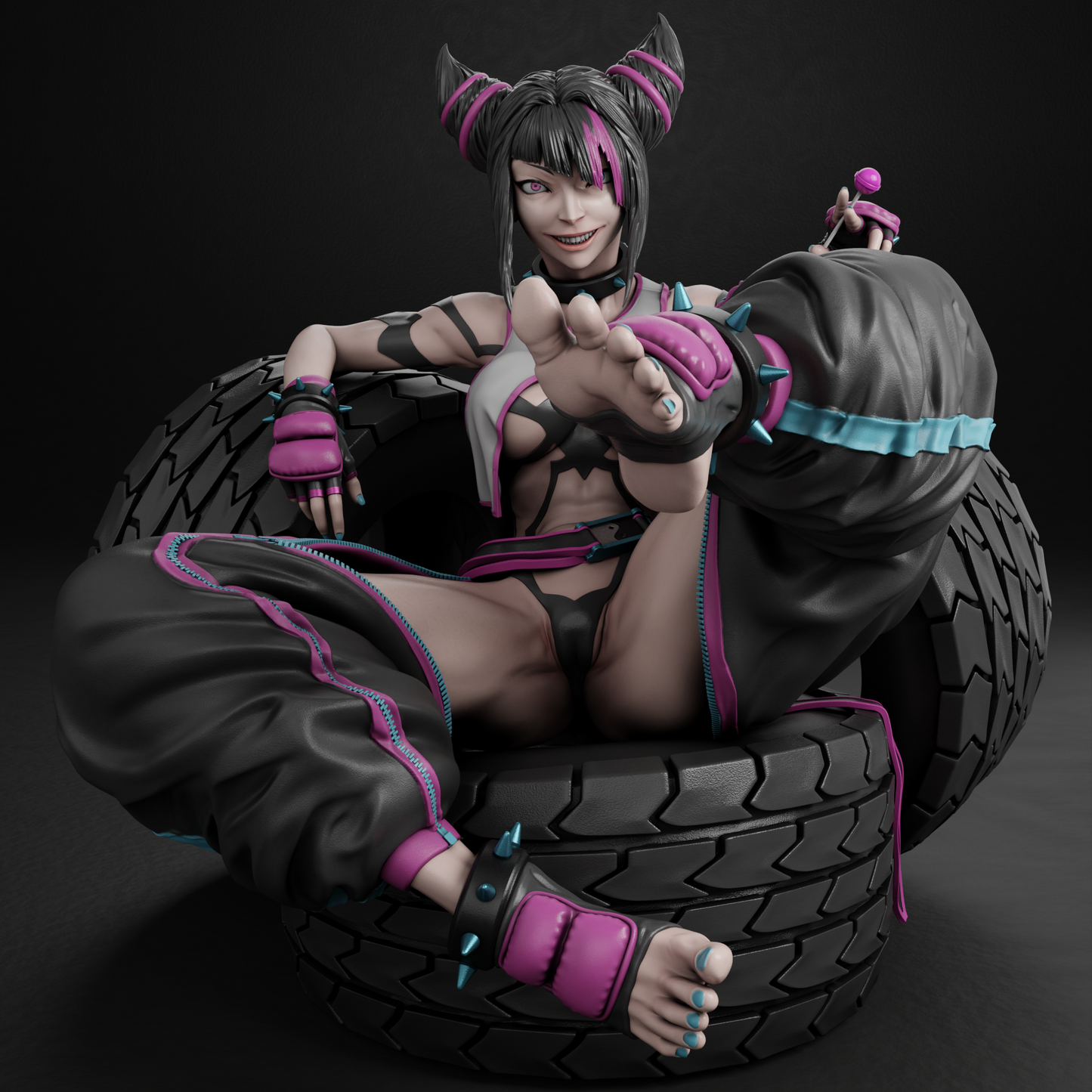 2764 Juri Han NSFW - Street Fighter - STL 3D Print Files