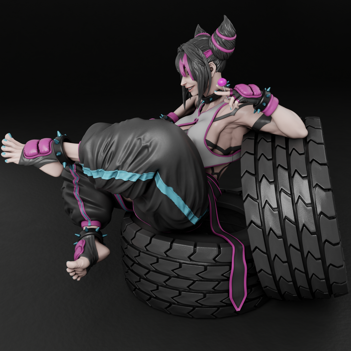 2764 Juri Han NSFW - Street Fighter - STL 3D Print Files