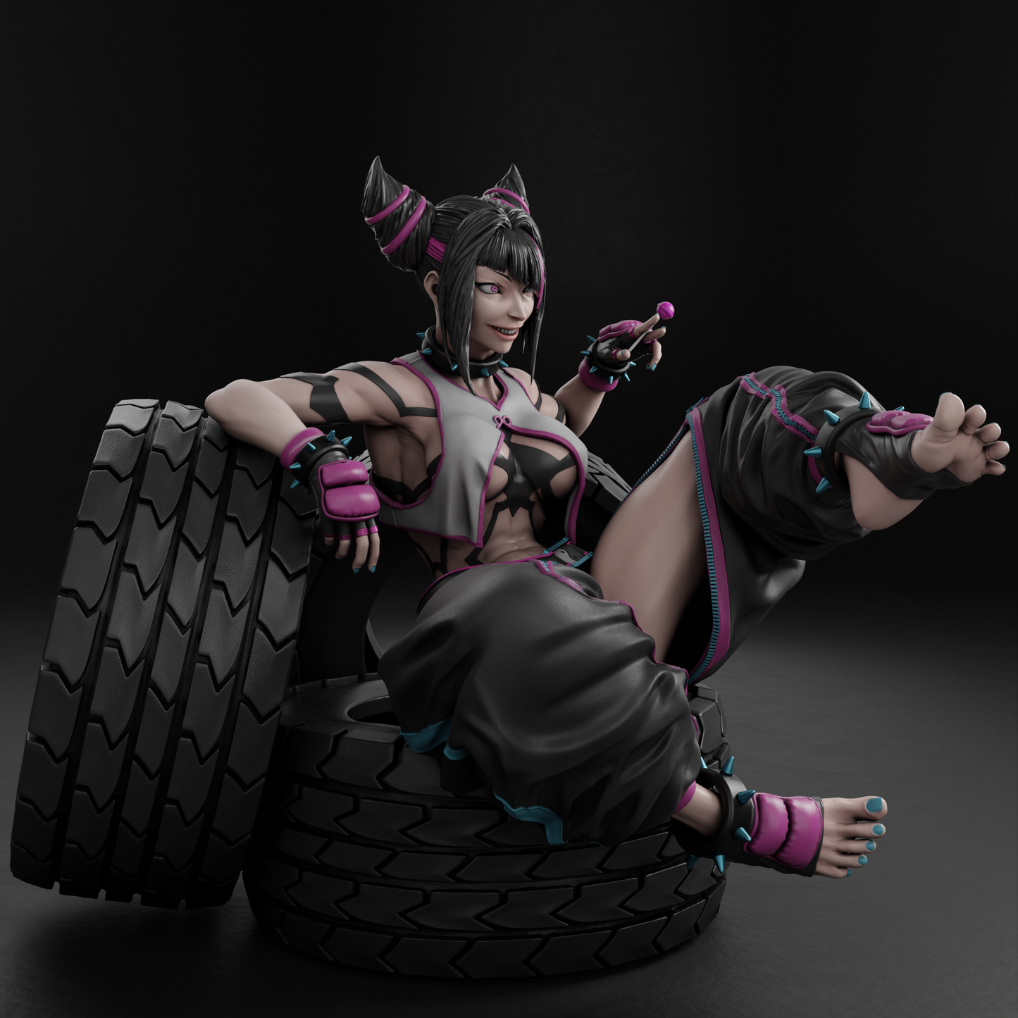 2764 Juri Han NSFW - Street Fighter - STL 3D Print Files