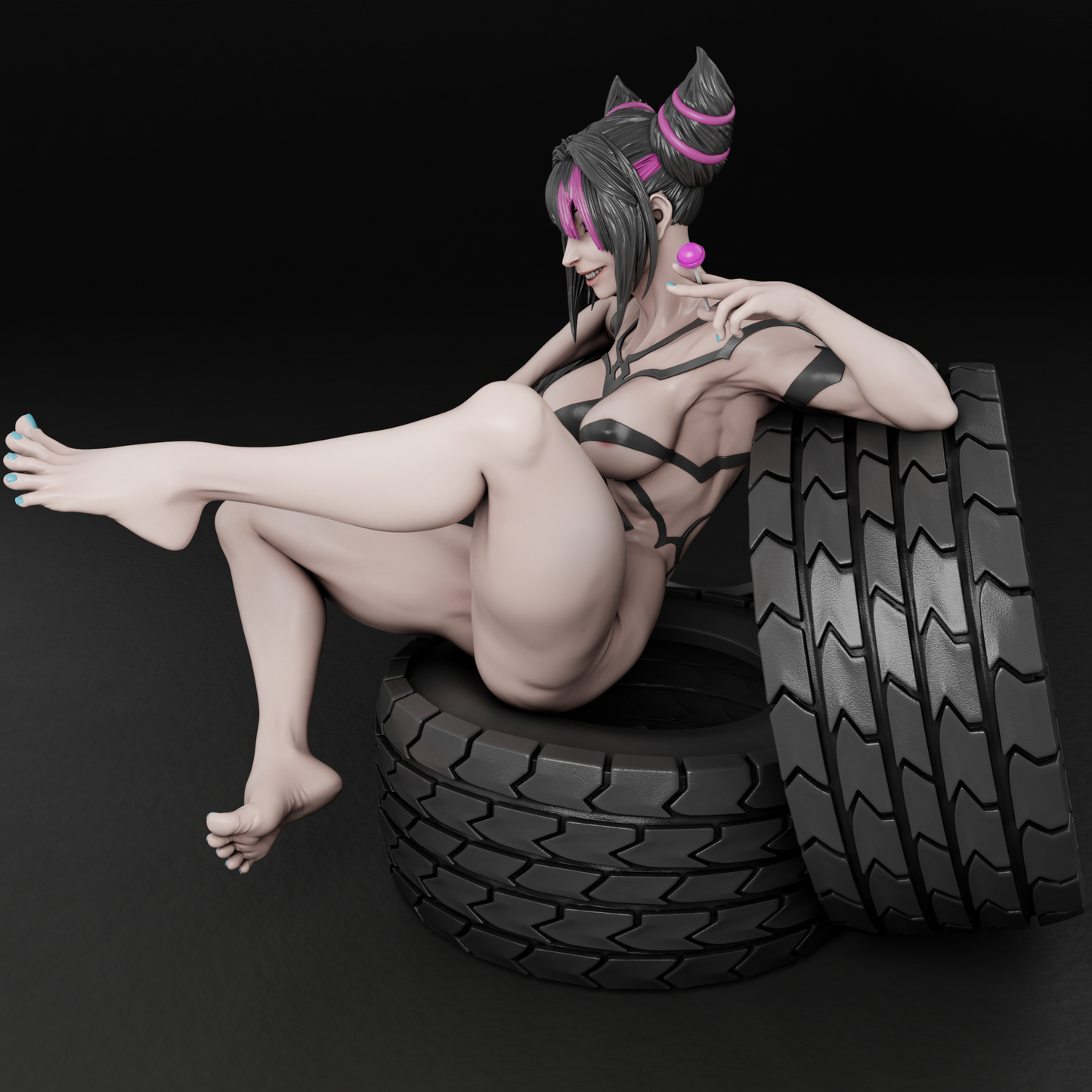 2764 Juri Han NSFW - Street Fighter - STL 3D Print Files