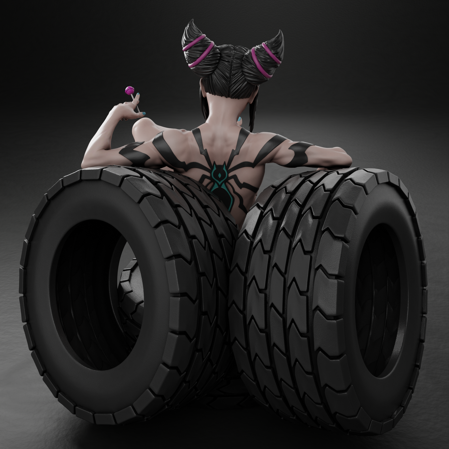 2764 Juri Han NSFW - Street Fighter - STL 3D Print Files