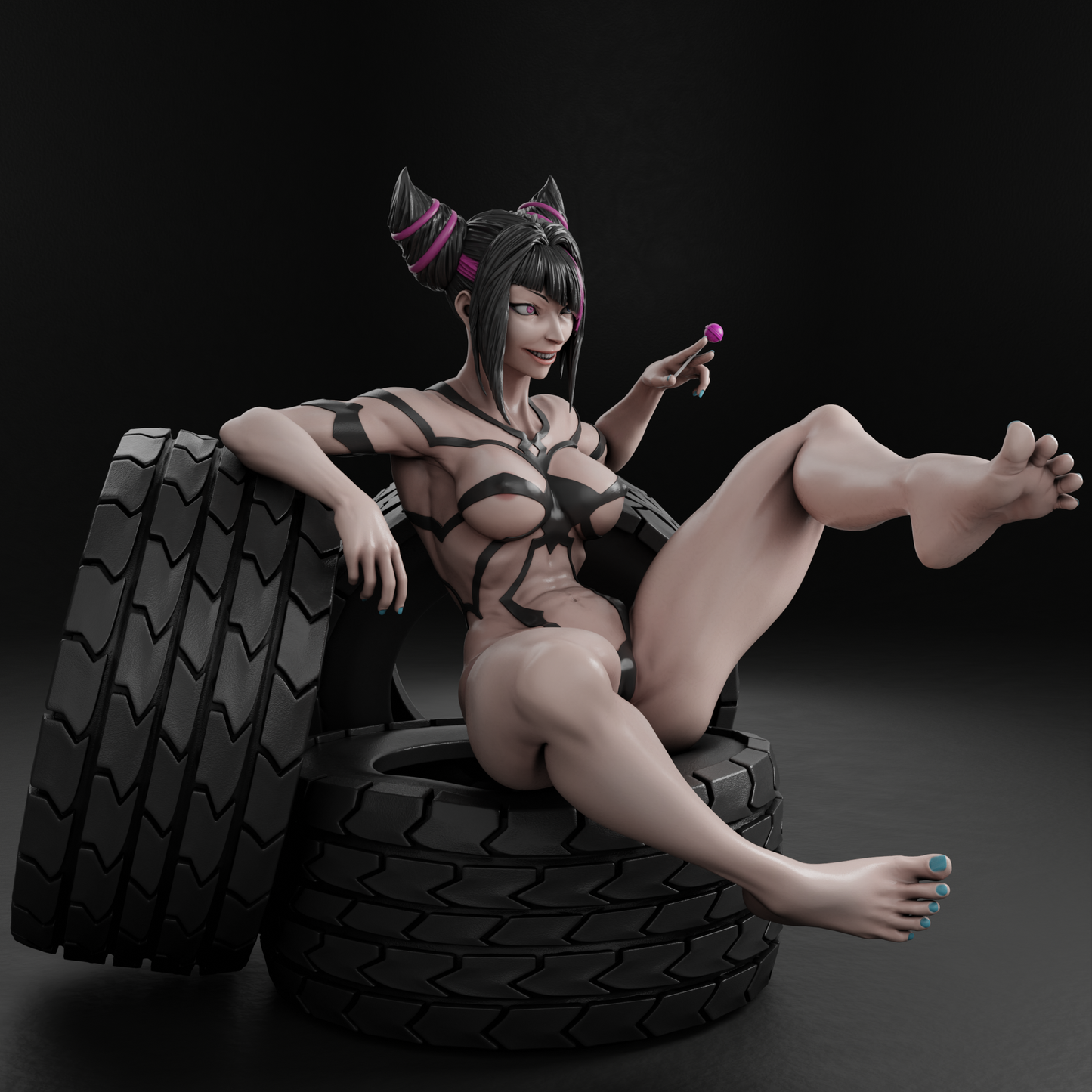 2764 Juri Han NSFW - Street Fighter - STL 3D Print Files