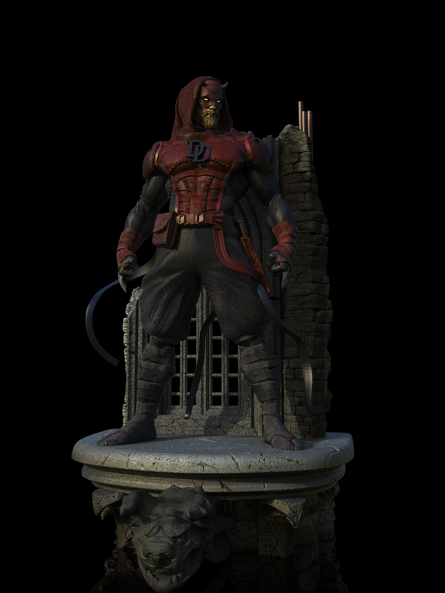 2568 King Daredevil - Marvel Comics - STL 3D Print Files