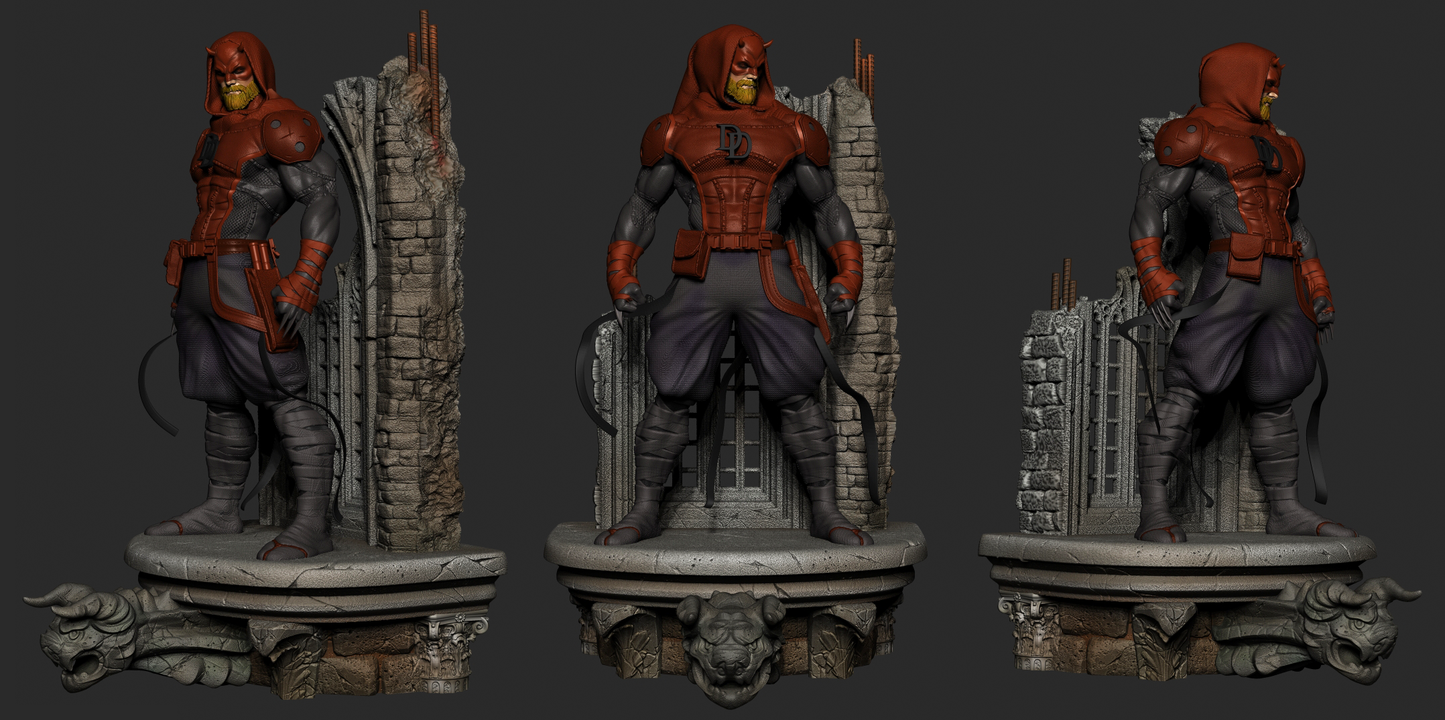 2568 King Daredevil - Marvel Comics - STL 3D Print Files