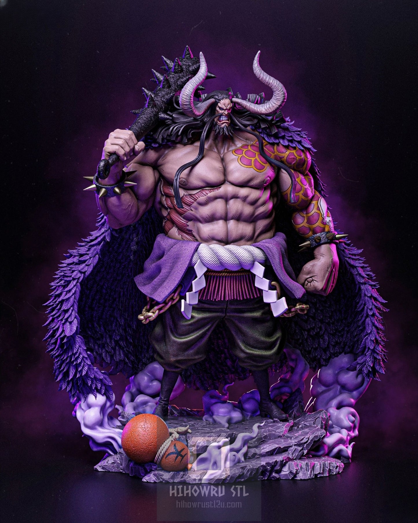 4499 Kaido - One Piece - STL 3D Print Files