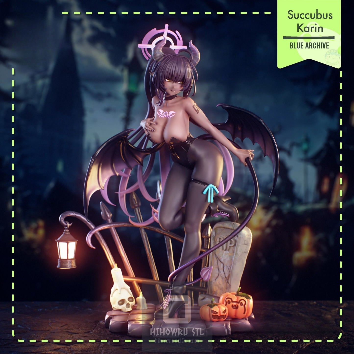 4613 Kakudate Karin - Blue Archive - STL 3D Print Files