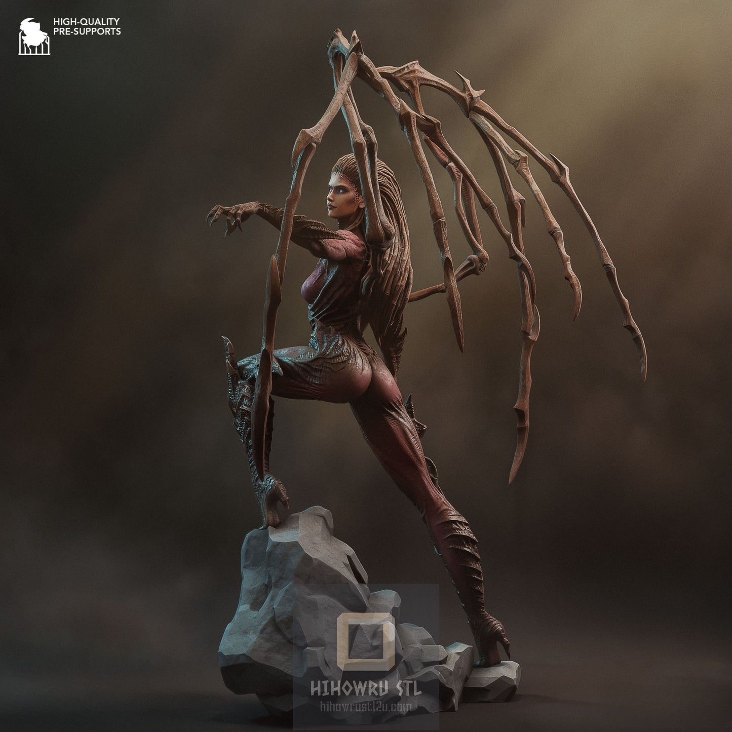 4644 Sarah Louise Kerrigan - Star Craft - STL 3D Print Files